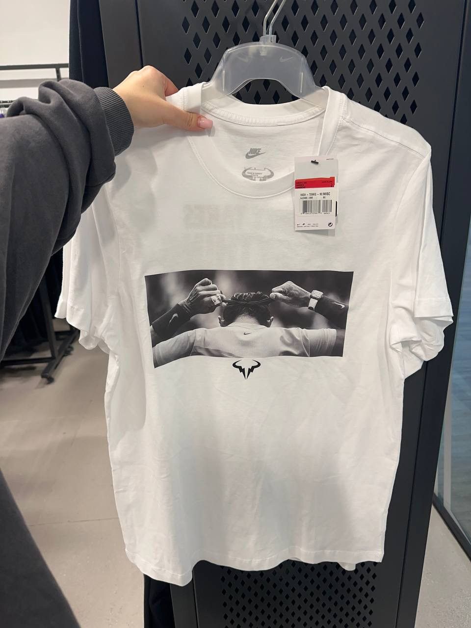 Nike Nike x Rafael Nadal tennis tee jersey white logo rare,XL Size US XL / EU 56 / 4 - 1 Thumbnail