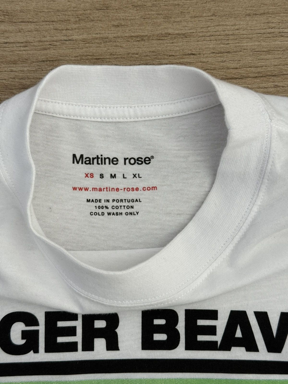 Martine Rose Martine Rose Eager Beaver Crewneck T-Shirt Size US XS / EU 42 / 0 - 4 Thumbnail