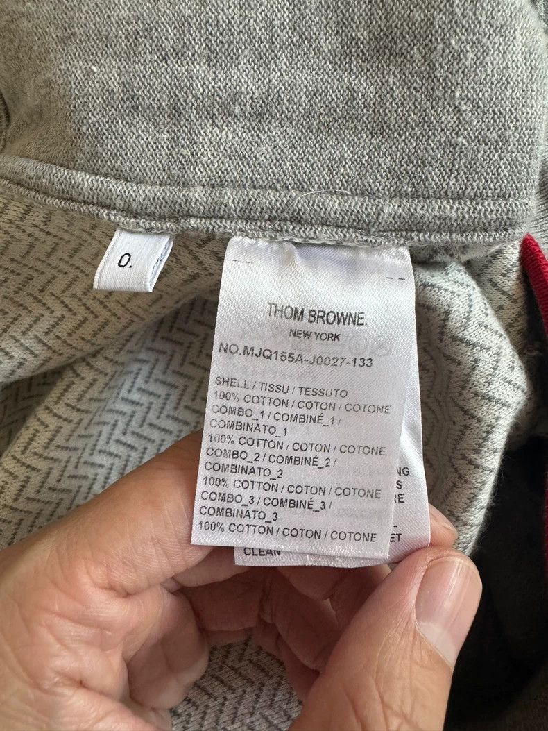Thom Browne Thom Browne Gray herringbone sweatpants Size US 38 / EU 54 - 7 Thumbnail