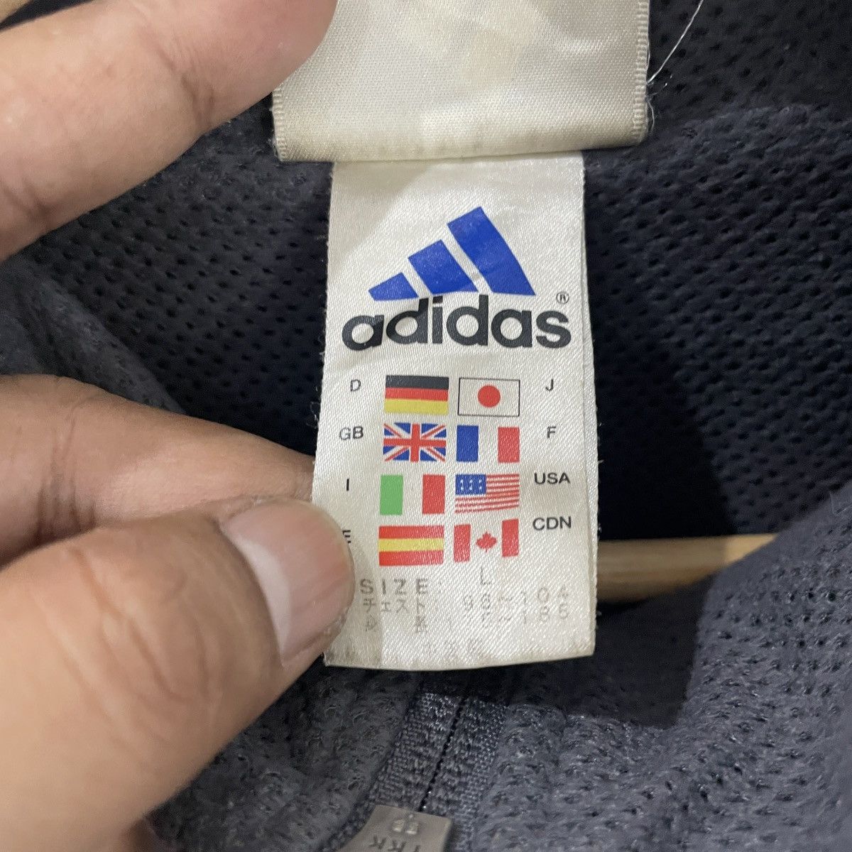 Adidas Vintage 90s Adidas Sweater Size US L / EU 52-54 / 3 - 6 Thumbnail
