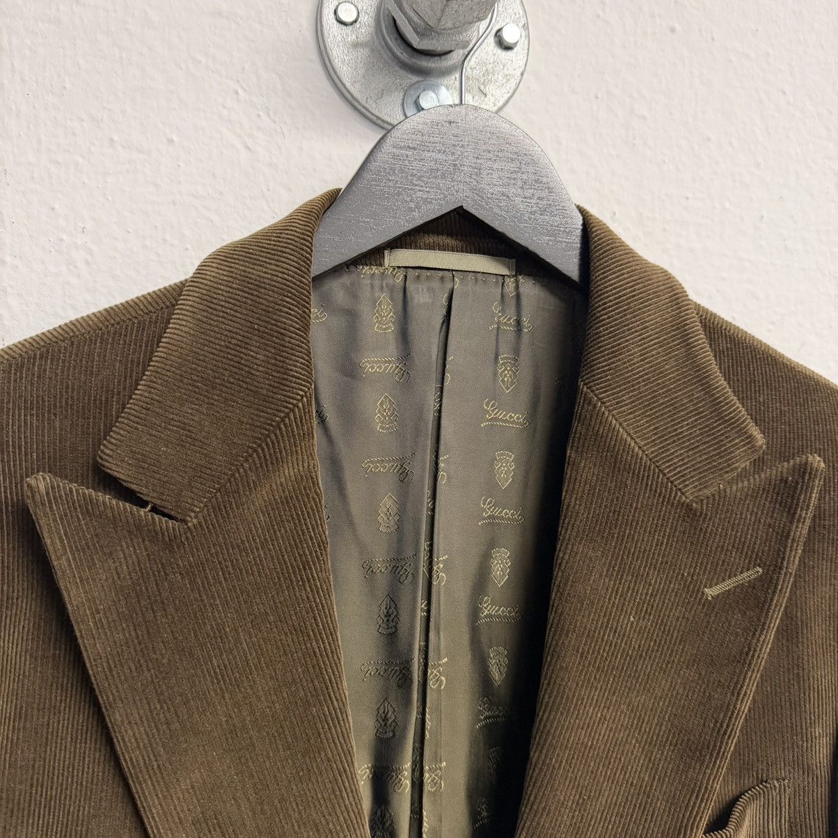 Gucci Vintage Gucci Tom Ford Era Corduroy Jacket Pants Suit Size 50R - 4 Thumbnail