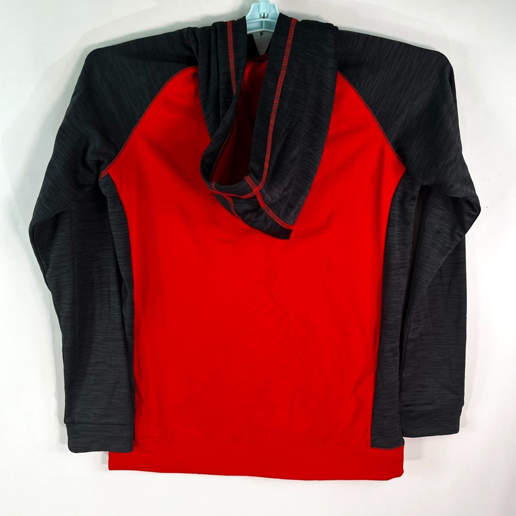 Vintage BCG Hoodie Womens Pullover Long Sleeve Red Gray XL 18/20 Athletic Activewear Size XL / US 12-14 / IT 48-50 - 4 Thumbnail