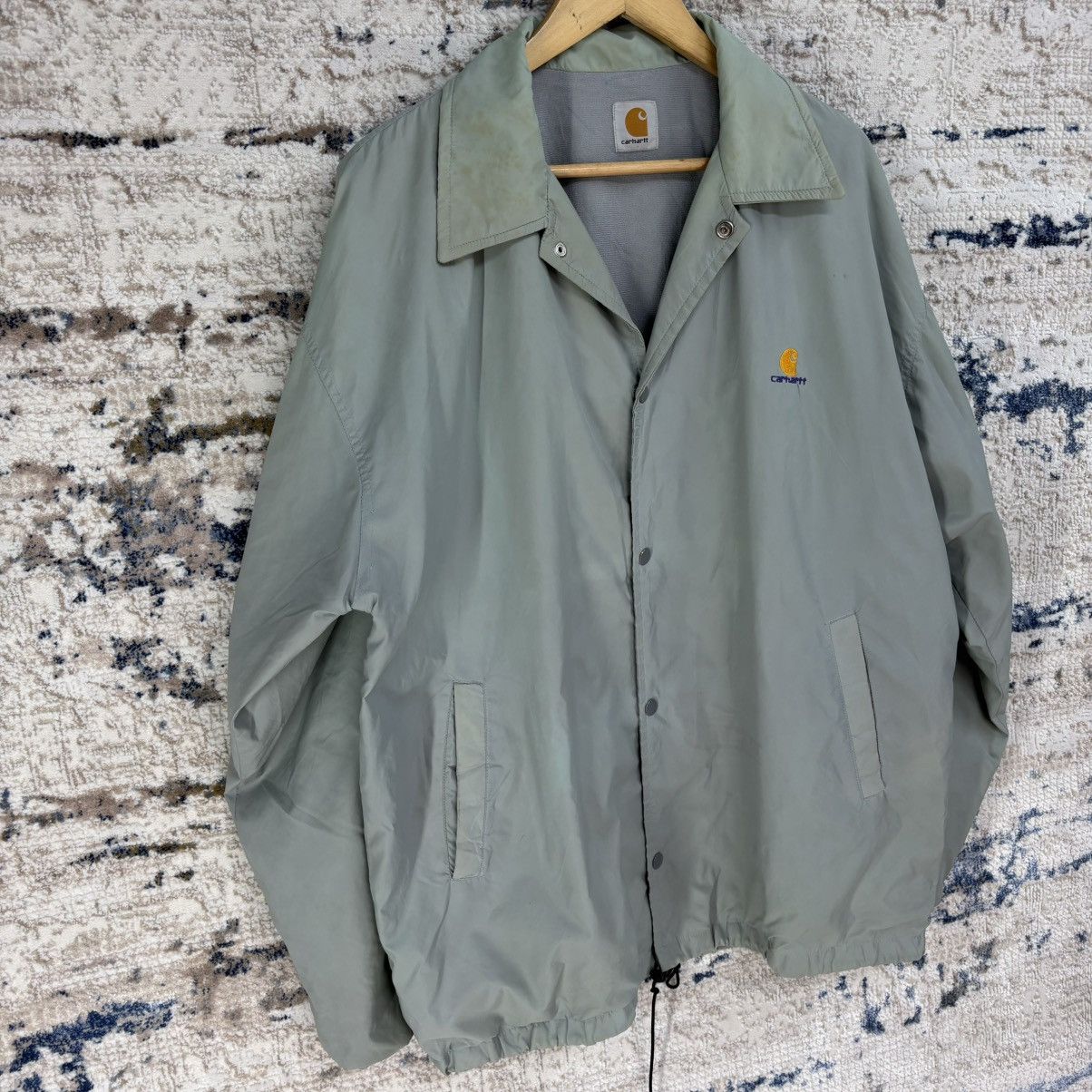 Carhartt × Vintage Very Rare 🔥Vintage Carhartt Nylon Coach Windbreaker Jacket Size US XL / EU 56 / 4 - 6 Thumbnail