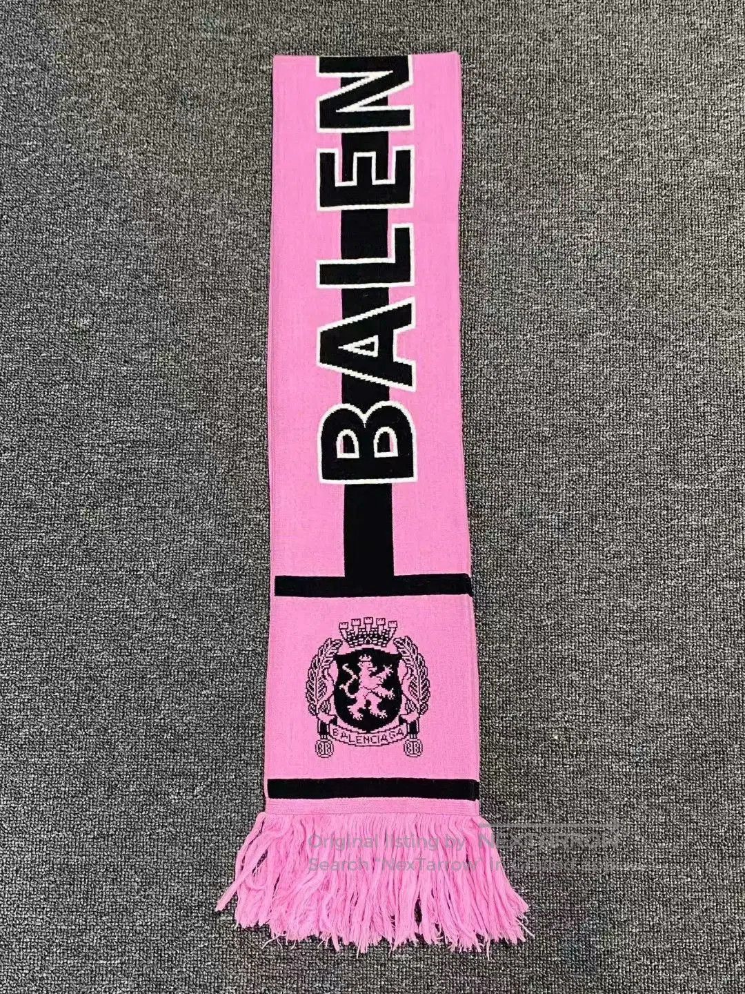 Balenciaga Balenciaga Pink Logo Scarf. Size ONE SIZE - 2 Thumbnail