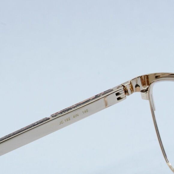 Jimmy Choo Jimmy Choo JC192 04IN 00 Eyeglasses Brown/Gold 54mm Frame Size ONE SIZE - 7 Thumbnail