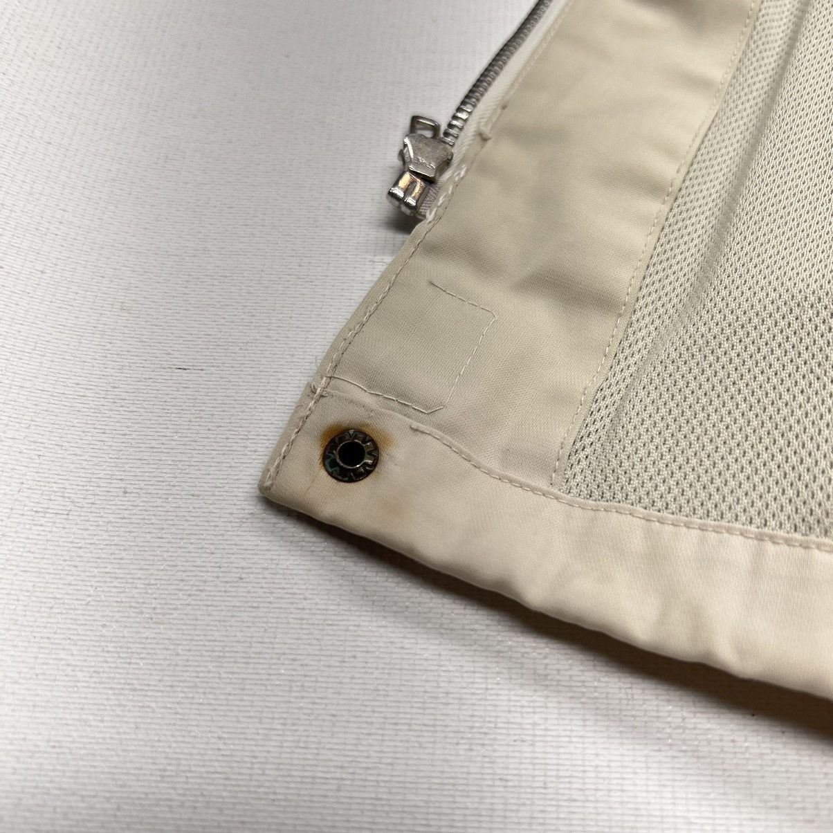 Fila × Vintage VTG Fila Jacket Beige Full Zip Pocket Hooded Coat Retro Size US XL / EU 56 / 4 - 12 Thumbnail