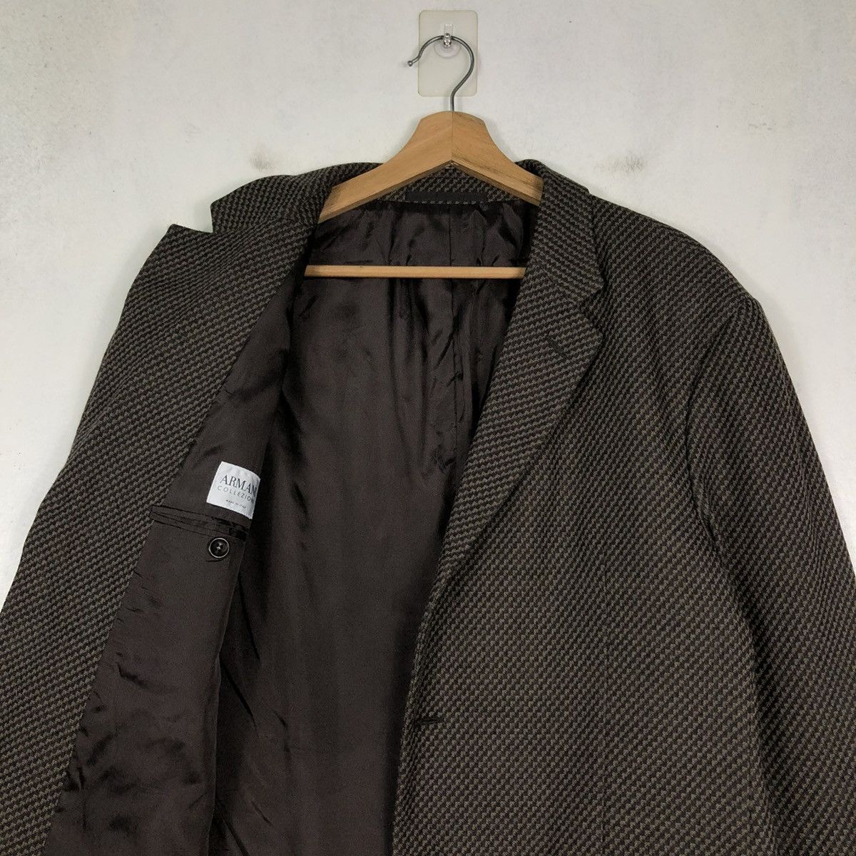 Armani Collezioni × Designer × Vintage 📌VINTAGE ARMANI COLLEZIONI MADE IN ITALY TARTAN DESIGN Size US M / EU 48-50 / 2 - 13 Thumbnail