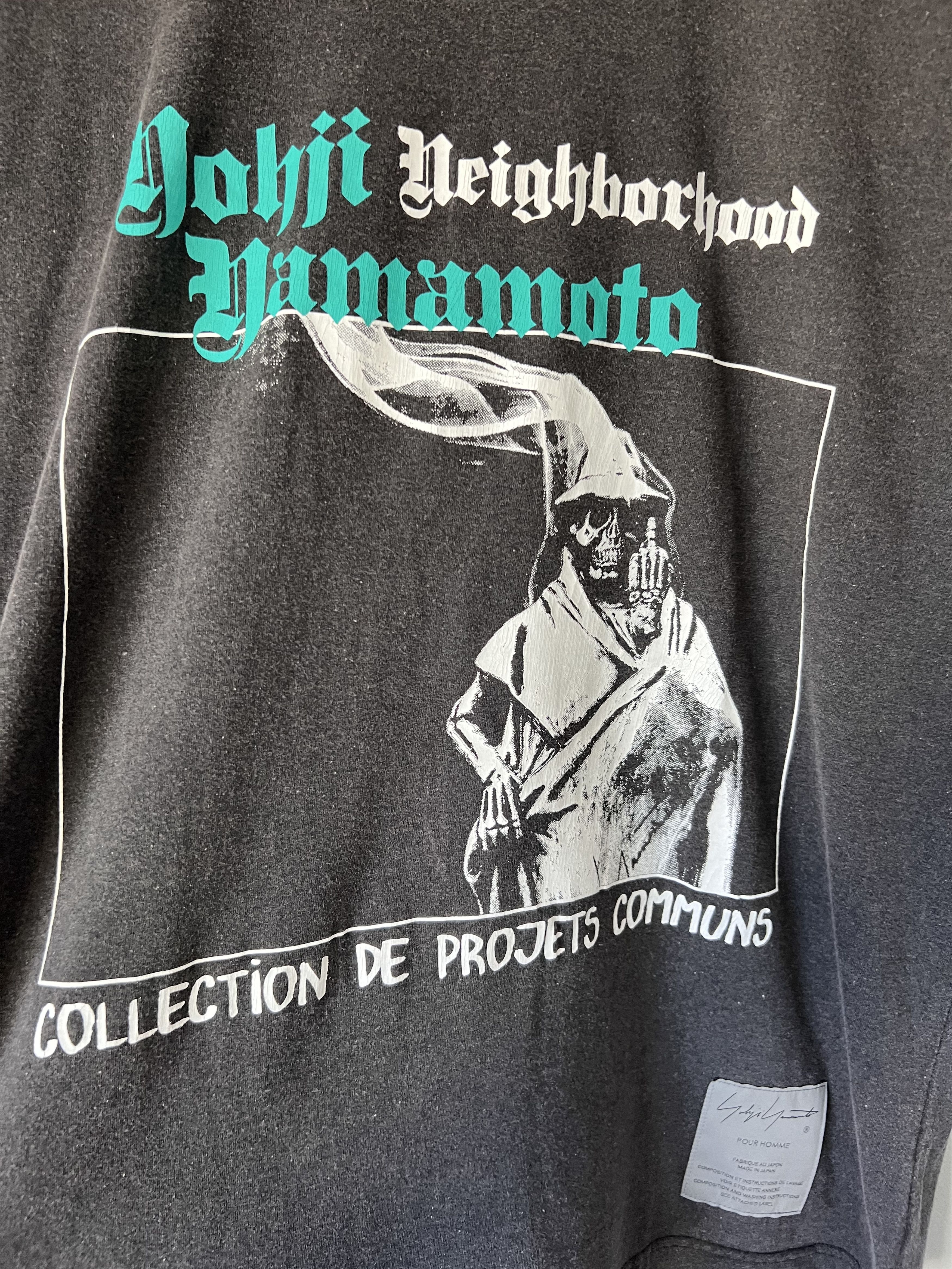 Neighborhood × Yohji Yamamoto Yohji Yamamoto Neighborhood Tee in Grey Size US L / EU 52-54 / 3 - 3 Thumbnail