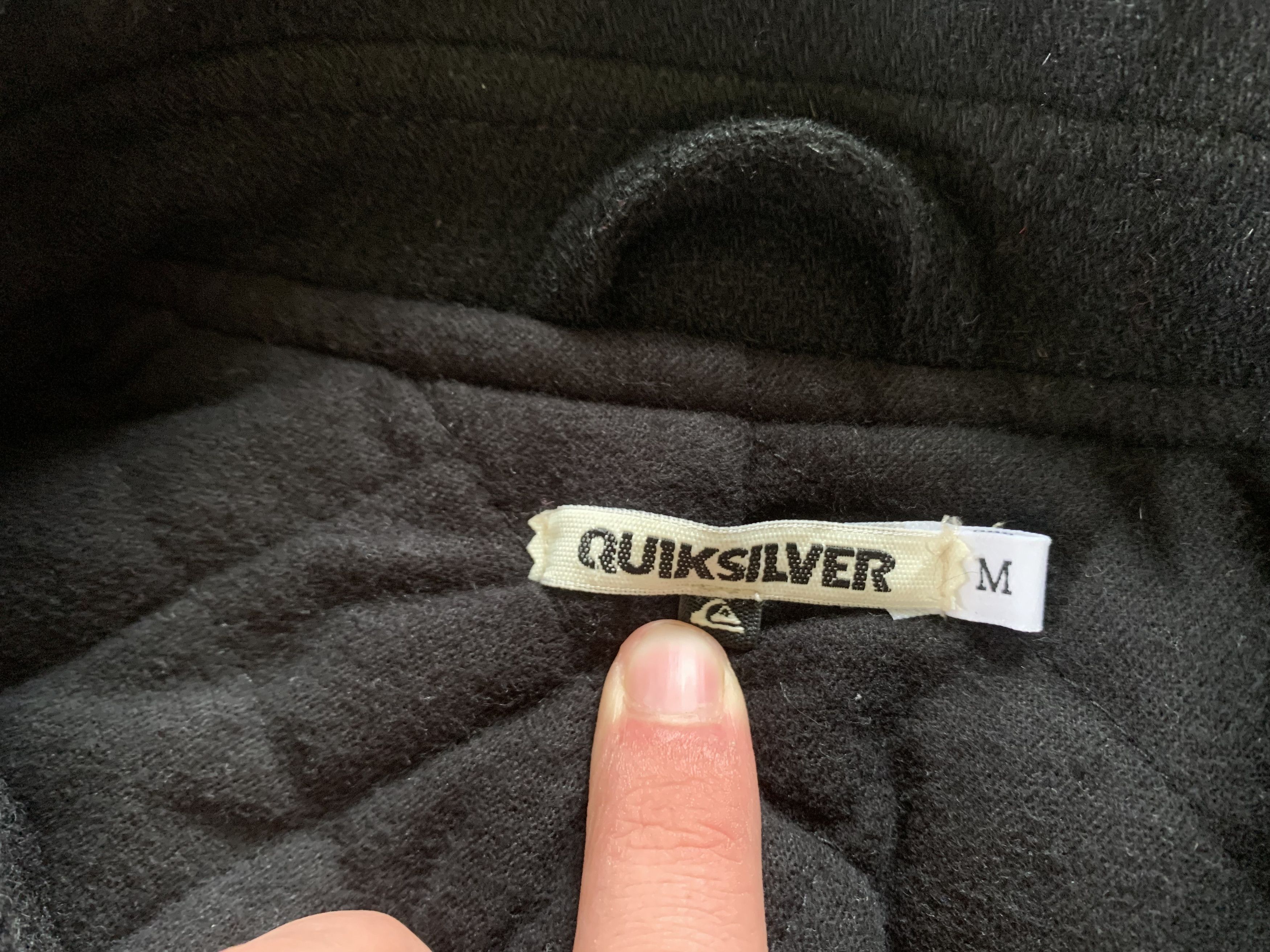 Quicksilver × Vintage Quicksilver Womens Black Wool Coat Size M / US 6-8 / IT 42-44 - 6 Thumbnail