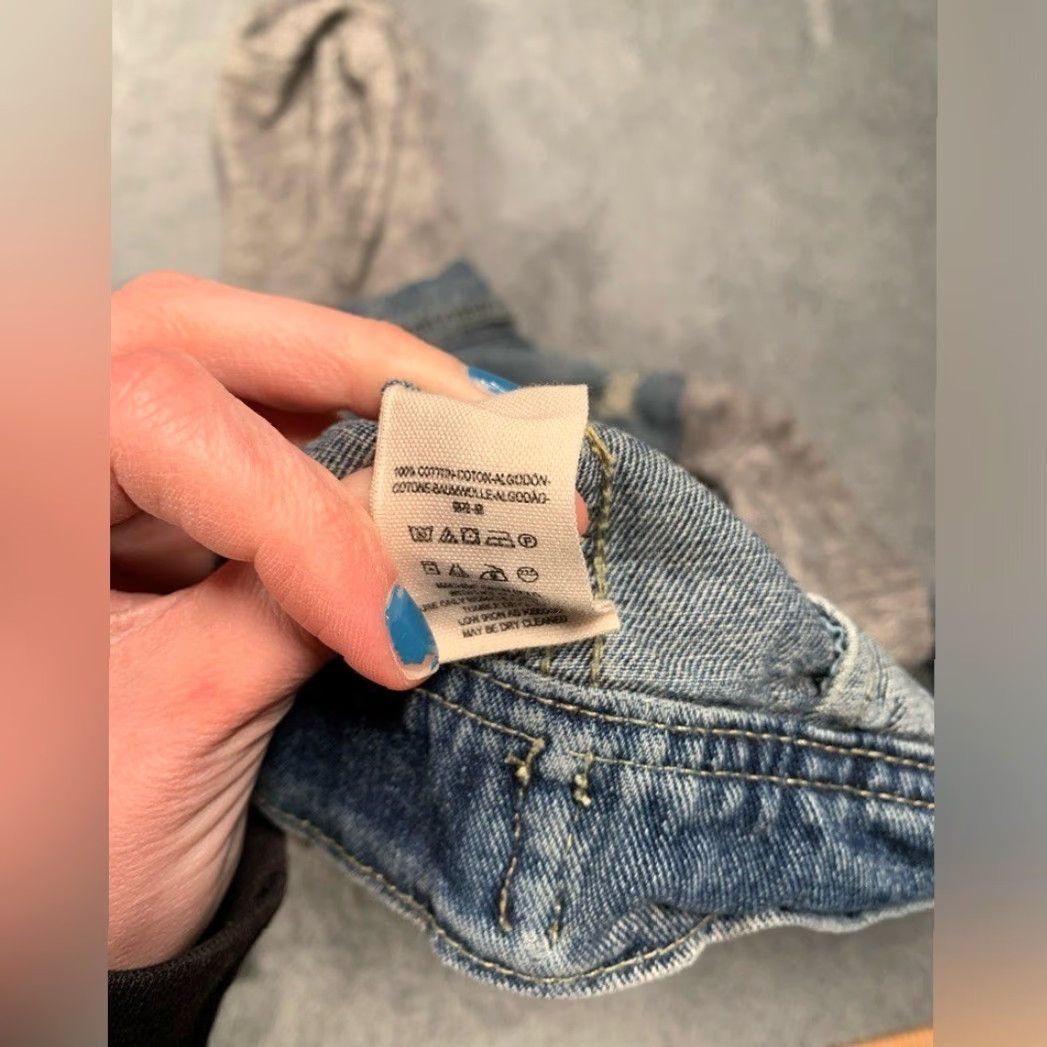 Free People Free People Denim Jacket/ Gray Hoodie Jean jacket XS Size XS / US 0-2 / IT 36-38 - 8 Thumbnail