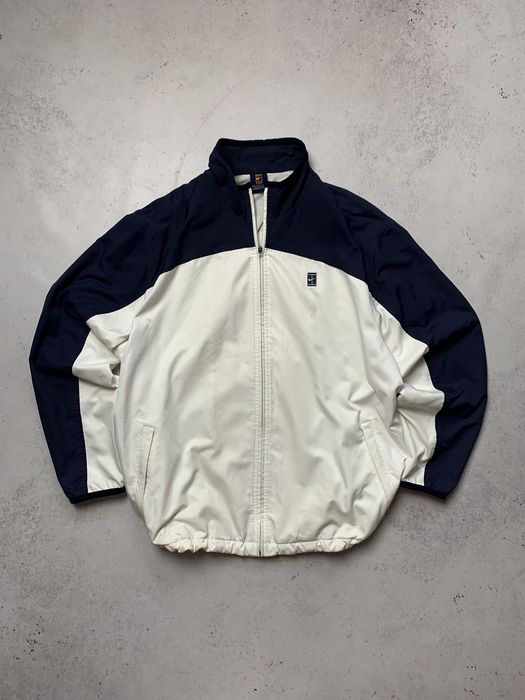 Nike Vintage 90's Nike Court Olympic Nylon Jacket Drill YKK | Grailed