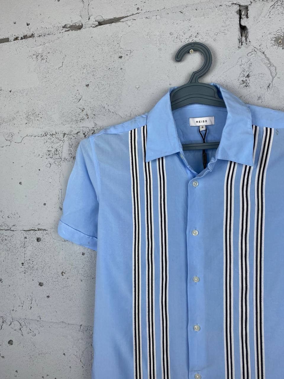 Reiss Reiss Blue Hawaiian Shirt Beach Size US S / EU 44-46 / 1 - 3 Thumbnail