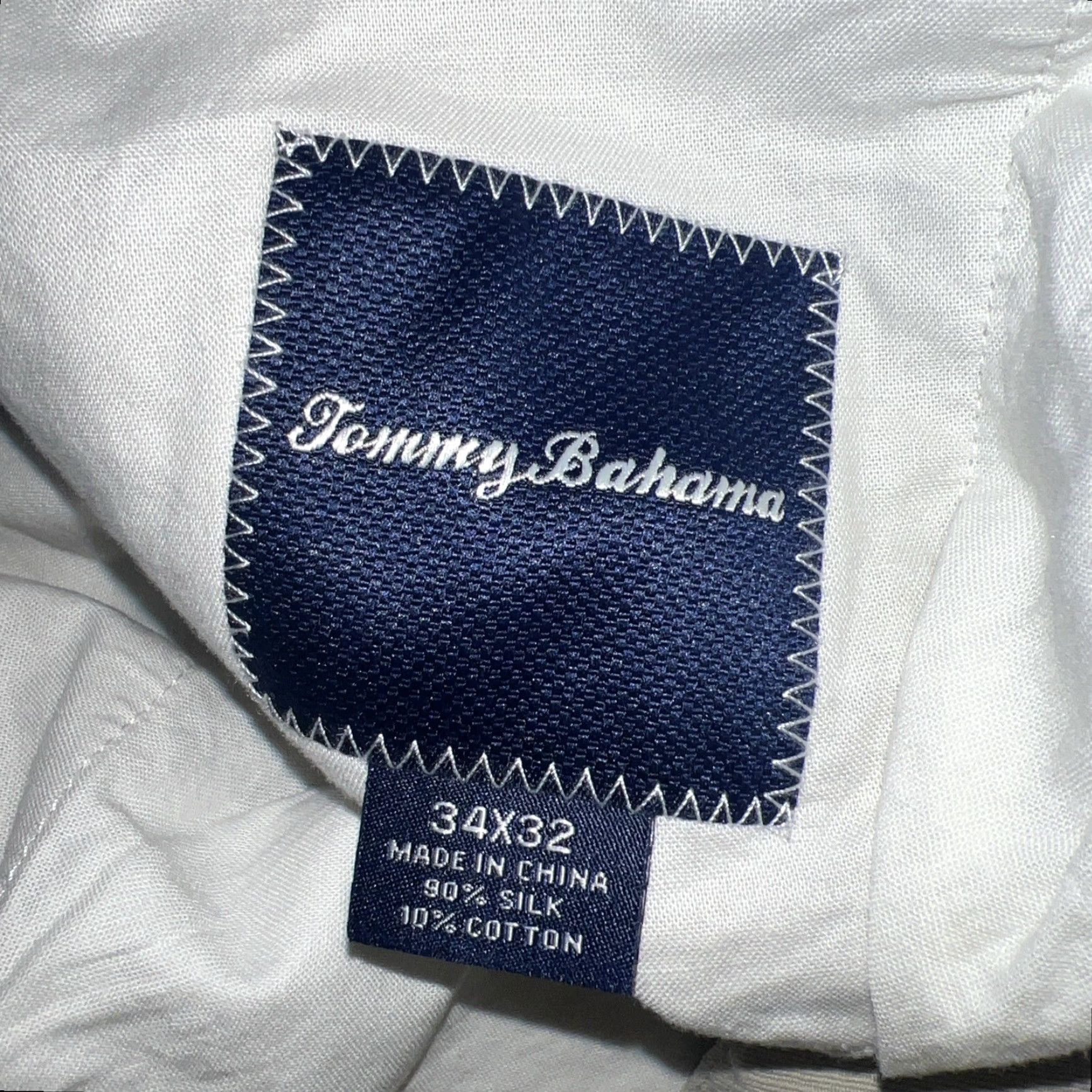 Tommy Bahama Tommy Bahama Beige Silk Blend Pants Mens 34x32 Chino Pants, Beige, Silk, Tommy Bahama, Mens, 34x32 Size US 34 / EU 50 - 5 Thumbnail