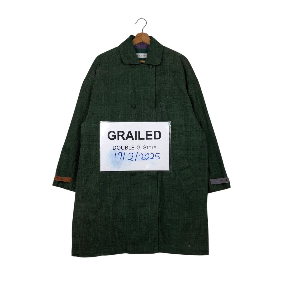 Issey Miyake 📌Rich Green Vintage Jacket Comme Se Soir Buckle Size US M / EU 48-50 / 2 - 1 Thumbnail