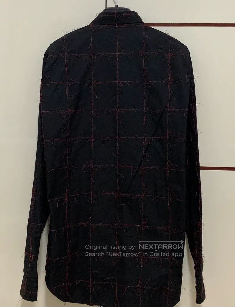 Dior Dior size 39 Black Red Fringe Shirt Size US L / EU 52-54 / 3 - 2 Thumbnail