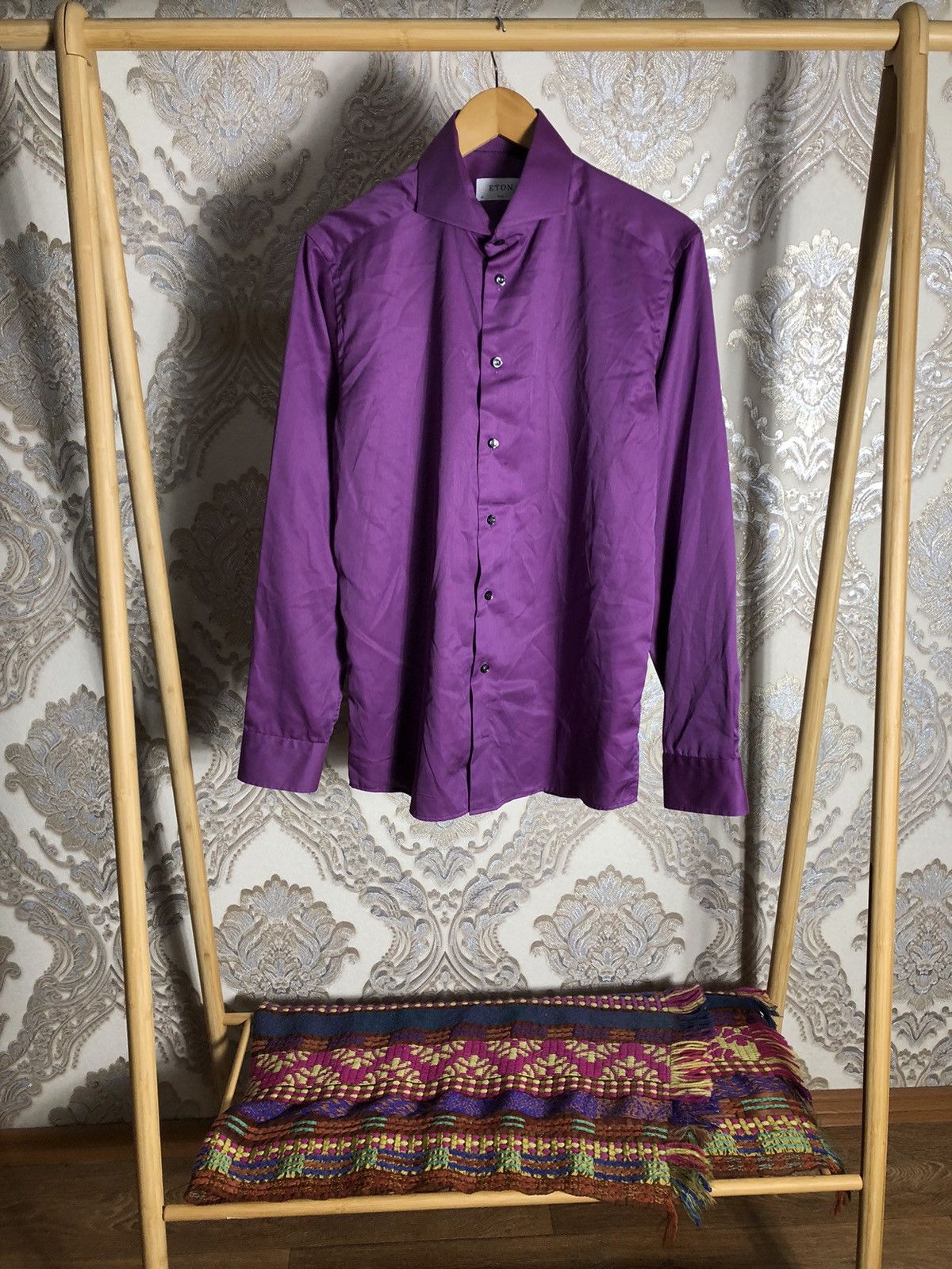 Eton VINTAGE ETON CLASSIC SHIRT ITALIAN DESIGNER CASUAL Y2K 90s Size US M / EU 48-50 / 2 - 1 Thumbnail