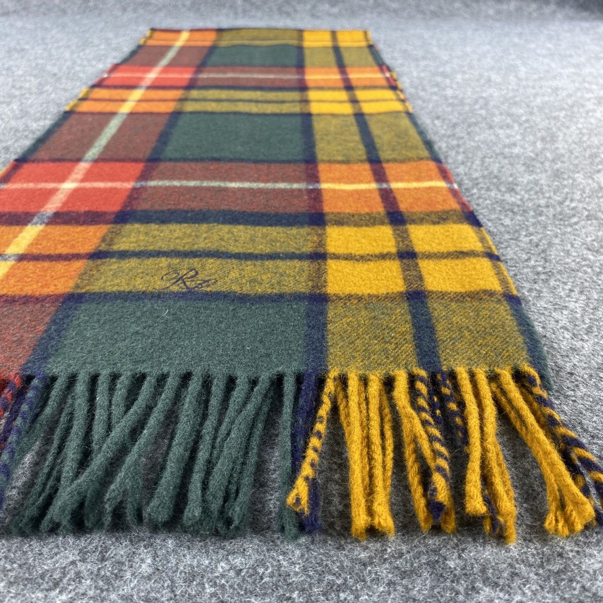 Ralph Lauren × Vintage Ralph Lauren Scarf # Muffler # Neckwear # D645 Size ONE SIZE - 11 Thumbnail