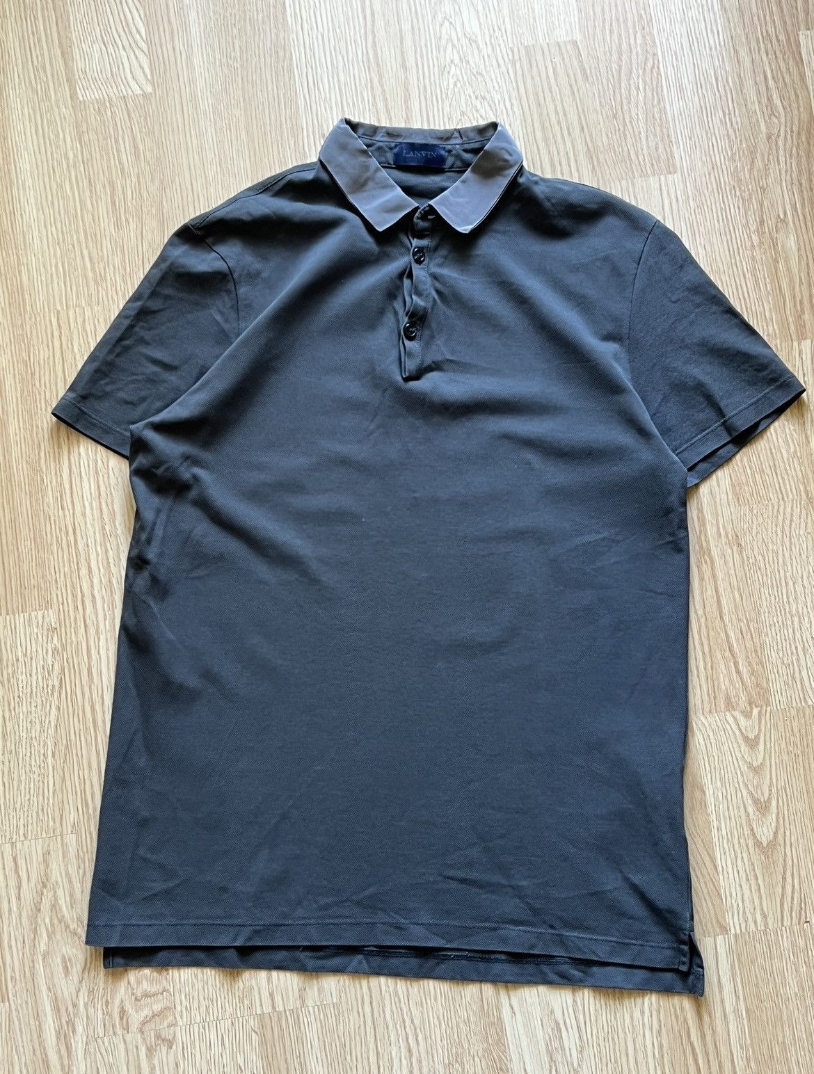 Lanvin Vintage Lanvin Lightweight Polo Nylon Collar Size S Size US S / EU 44-46 / 1 - 1 Thumbnail