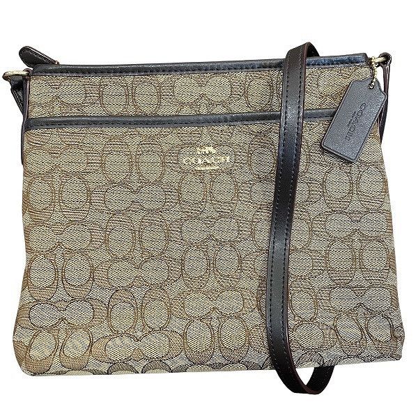 Coach Coach Signature Pvc Leather Shoulder Bag Plastic / Synthetic Shoulder Bag F29960 Duty Free For Usa in Brown, Women's