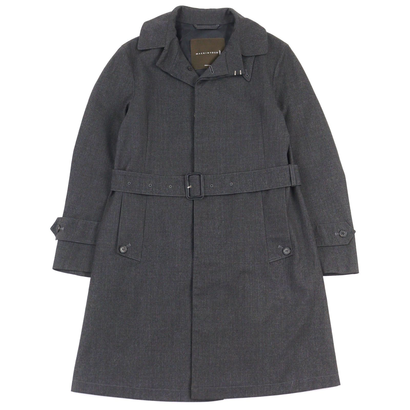Other Other Mackintosh Loro Piana Wool Coat Leather Outerwear Size ONE SIZE - 1 Thumbnail