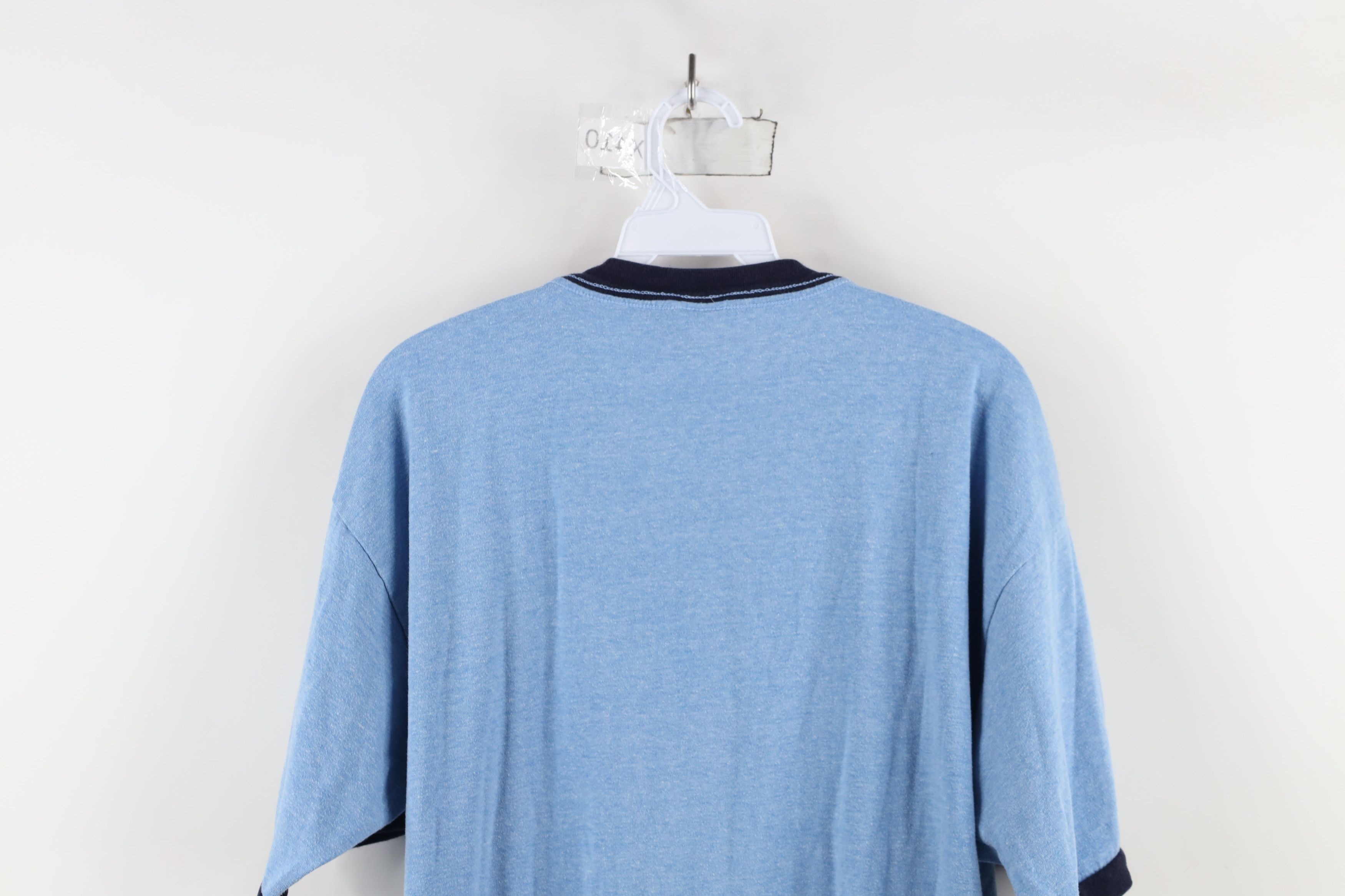Vintage Vintage 90s Christmas Shoot Your Eye Out Ringer T-Shirt Size US L / EU 52-54 / 3 - 13 Thumbnail