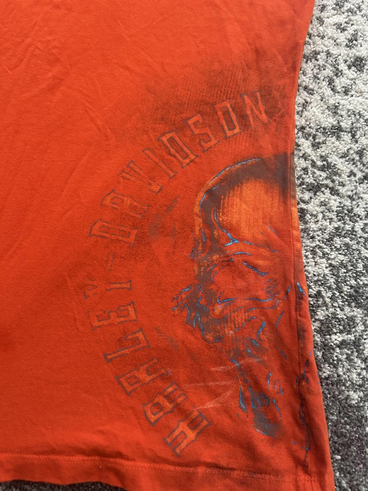 Harley Davidson Harley-Davidson “Rugged Rock” Skull Graphic Tank – Bold Red Size XL / US 12-14 / IT 48-50 - 2 Thumbnail