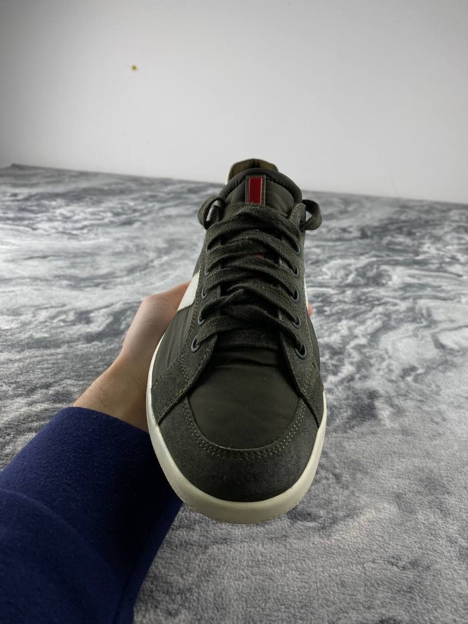 Prada Prada Nylon Sneakers Women Size 38 Green Size US 8 / IT 38 - 5 Thumbnail