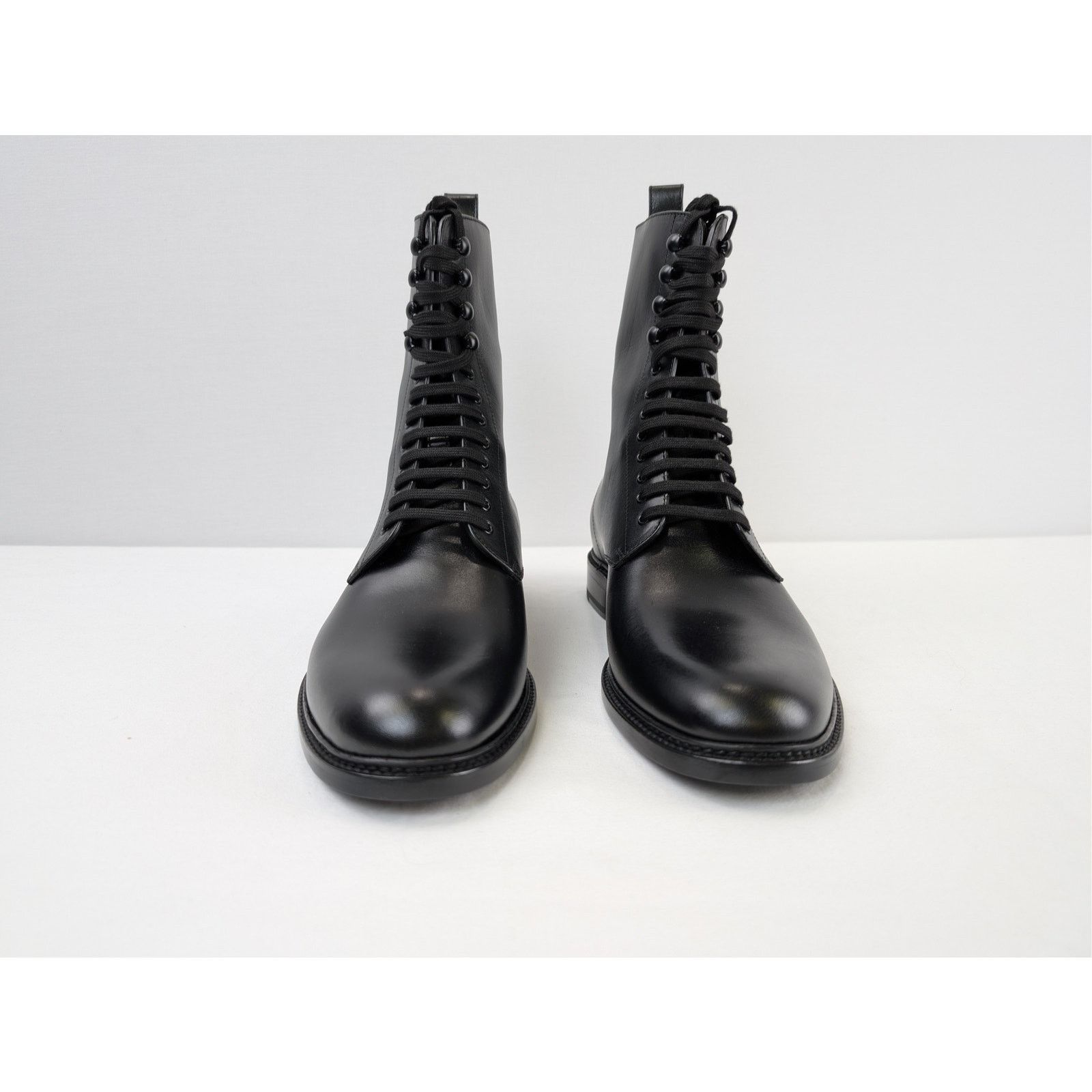Saint Laurent Paris o1rshd1 Stalker Army 20 Lace up Boots in Nero Size US 10 / EU 43 - 9 Thumbnail