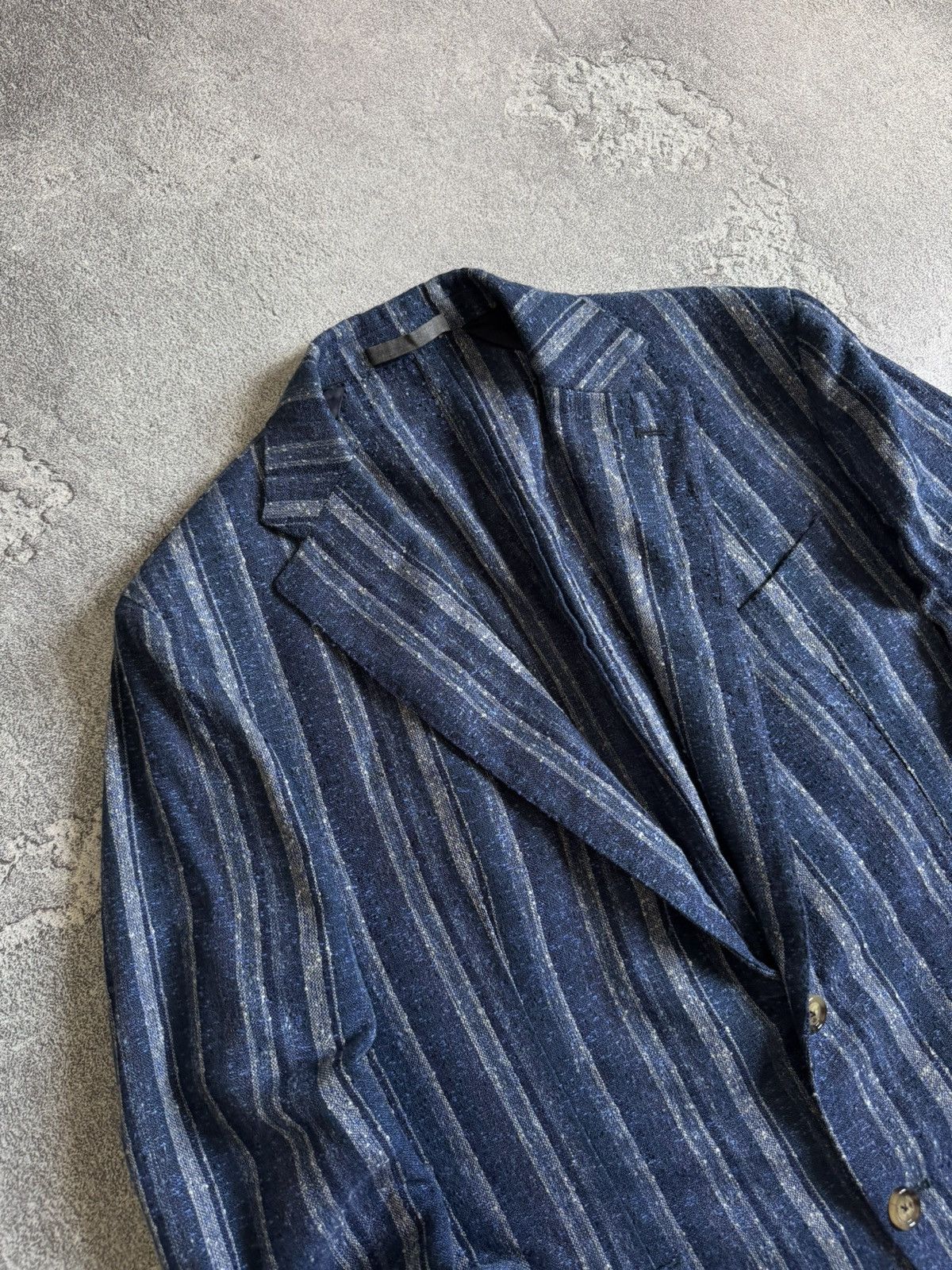Eleventy Eleventy 52size blazer jacket button up linen blend light Size US L / EU 52-54 / 3 - 2 Thumbnail