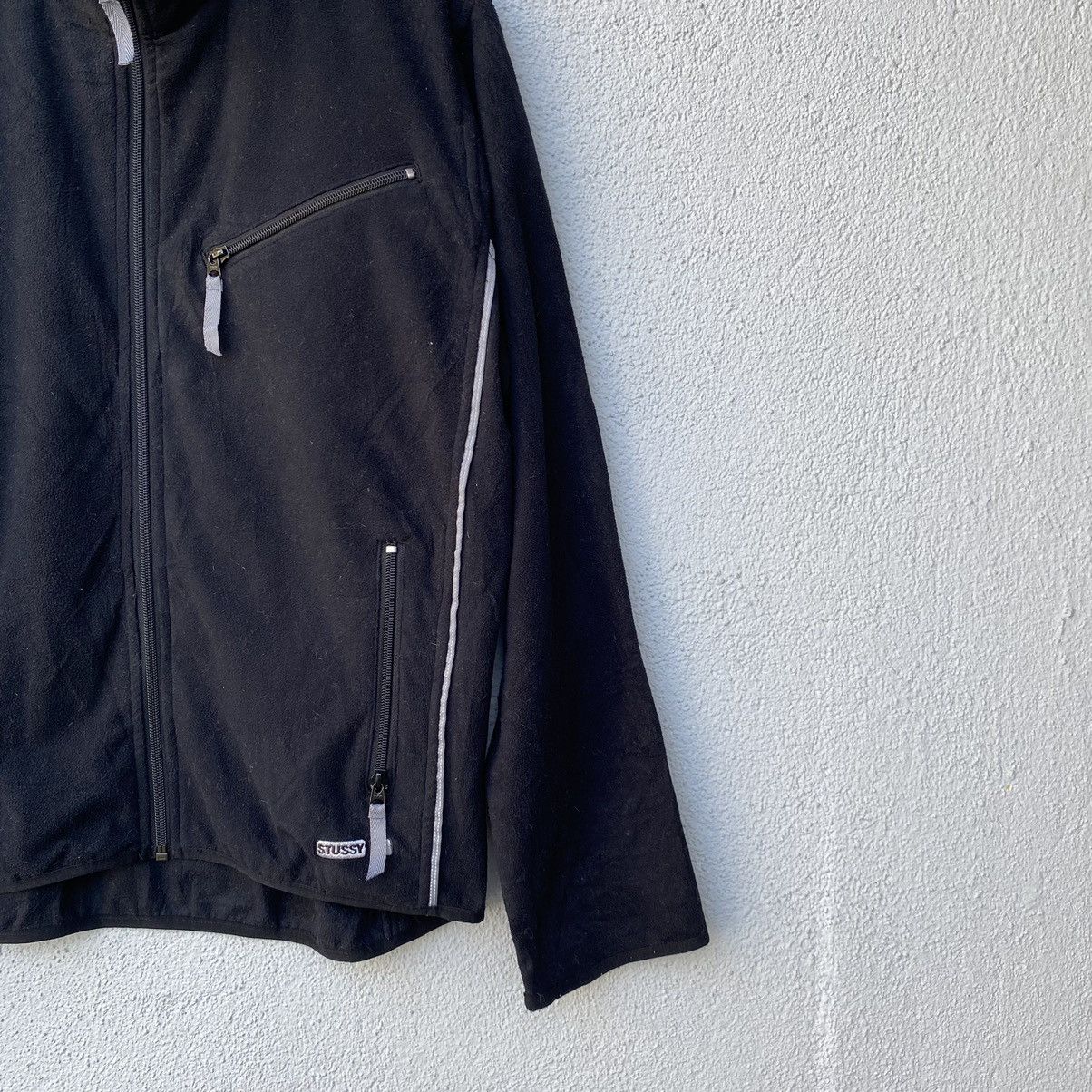 Stussy Vintage Stussy Fleece Black Sweater Jacket Size US L / EU 52-54 / 3 - 5 Thumbnail