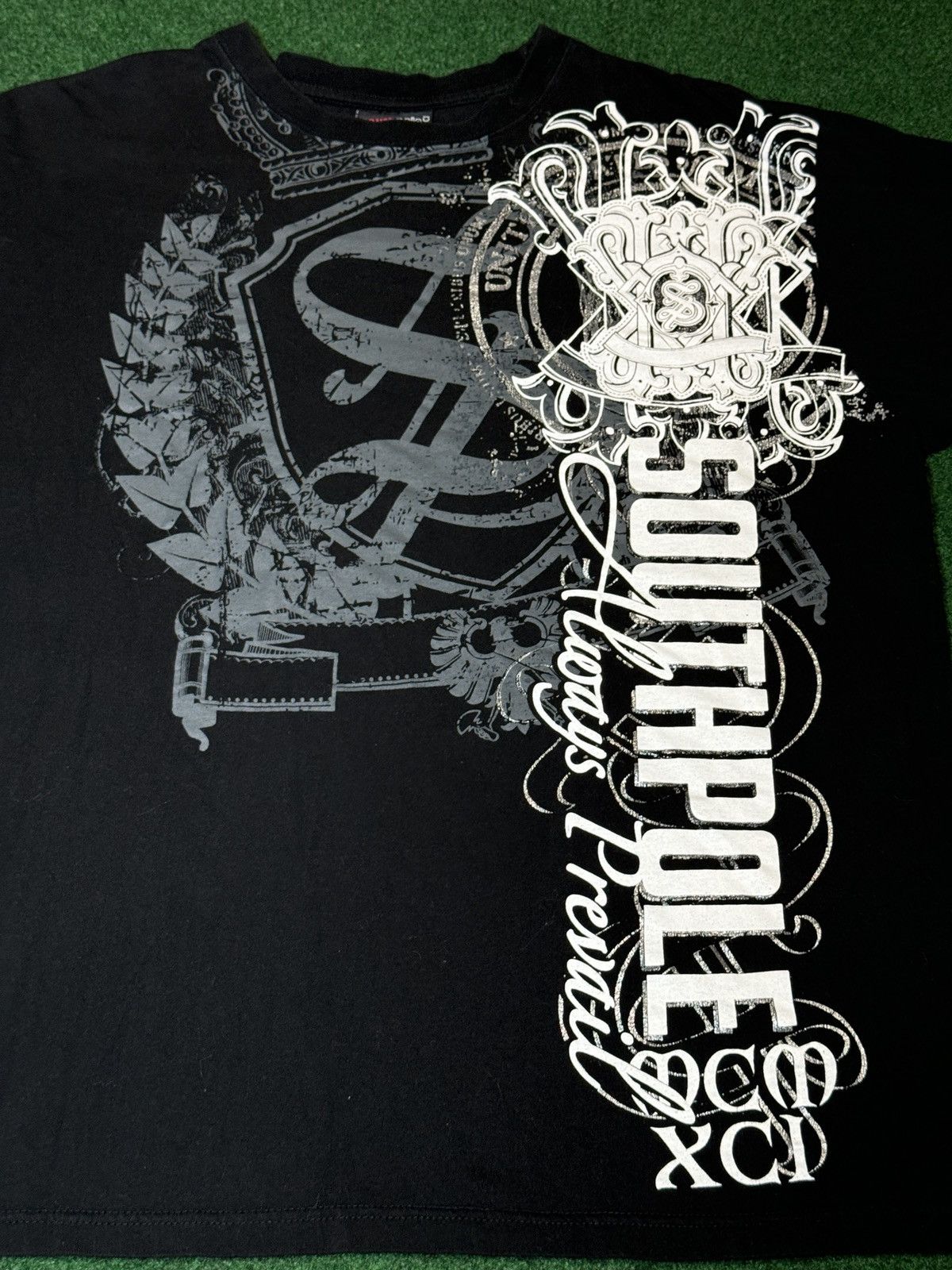 Southpole × Vintage Y2K Southpole Cyberpunk Pinkman HipHop Gothic Black T Shirt Size US XXL / EU 58 / 5 - 2 Thumbnail