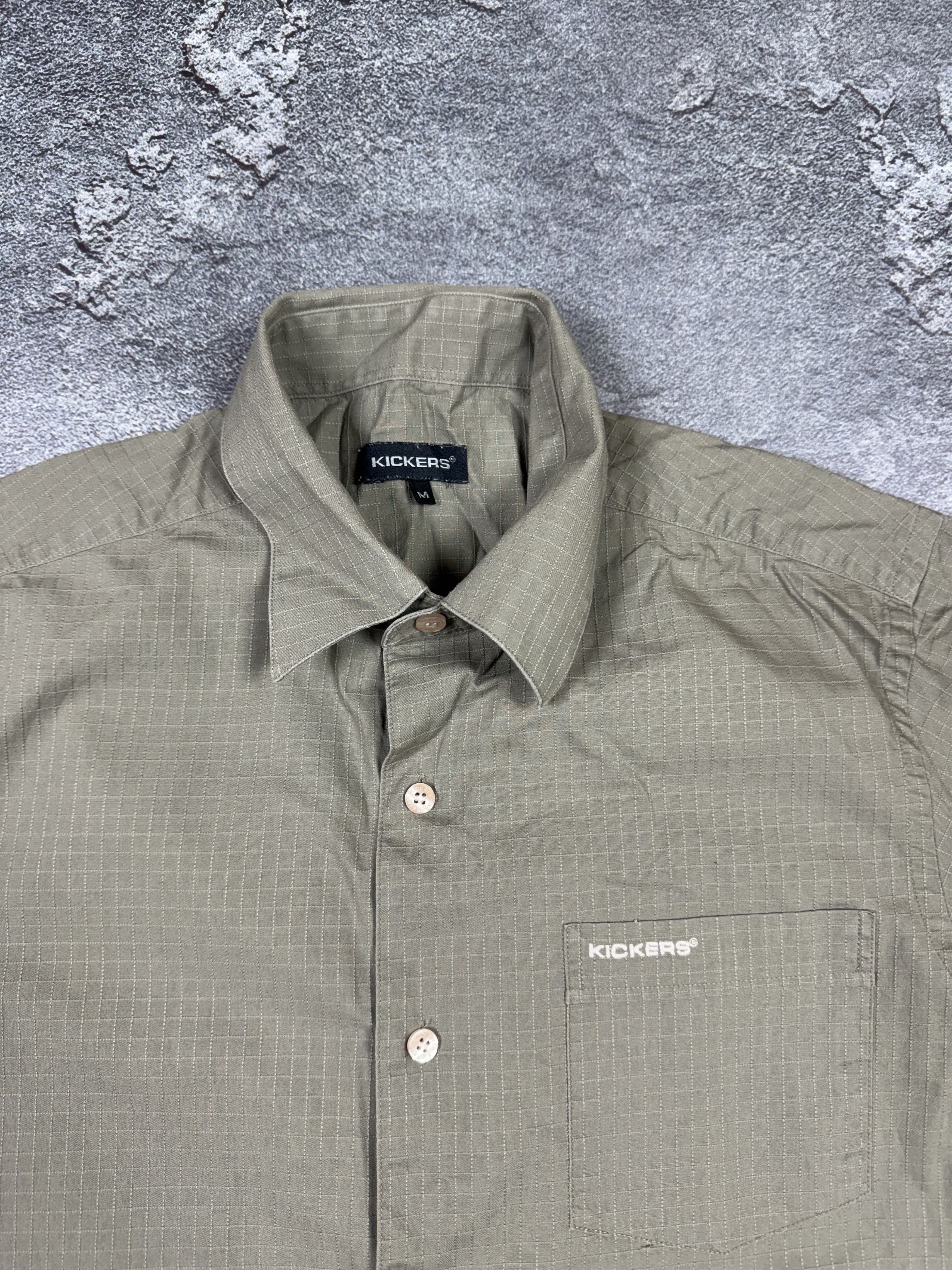 Kickers Kickers Plaid Short Sleeve Shirt Button Size M Y2K 2000s Size US M / EU 48-50 / 2 - 3 Thumbnail