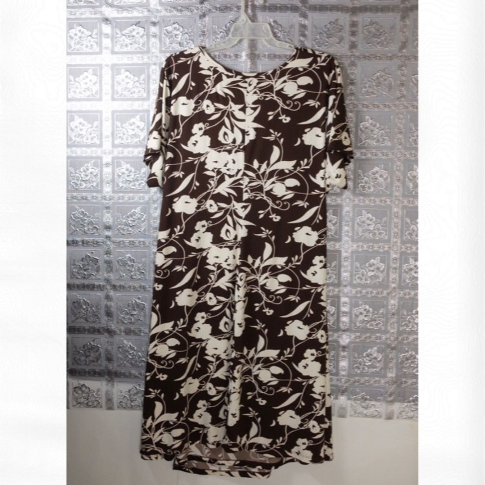 Other Lane Bryant Floral Faux Wrap Buckle Dress Size 4XL / US 24-26 - 6 Thumbnail
