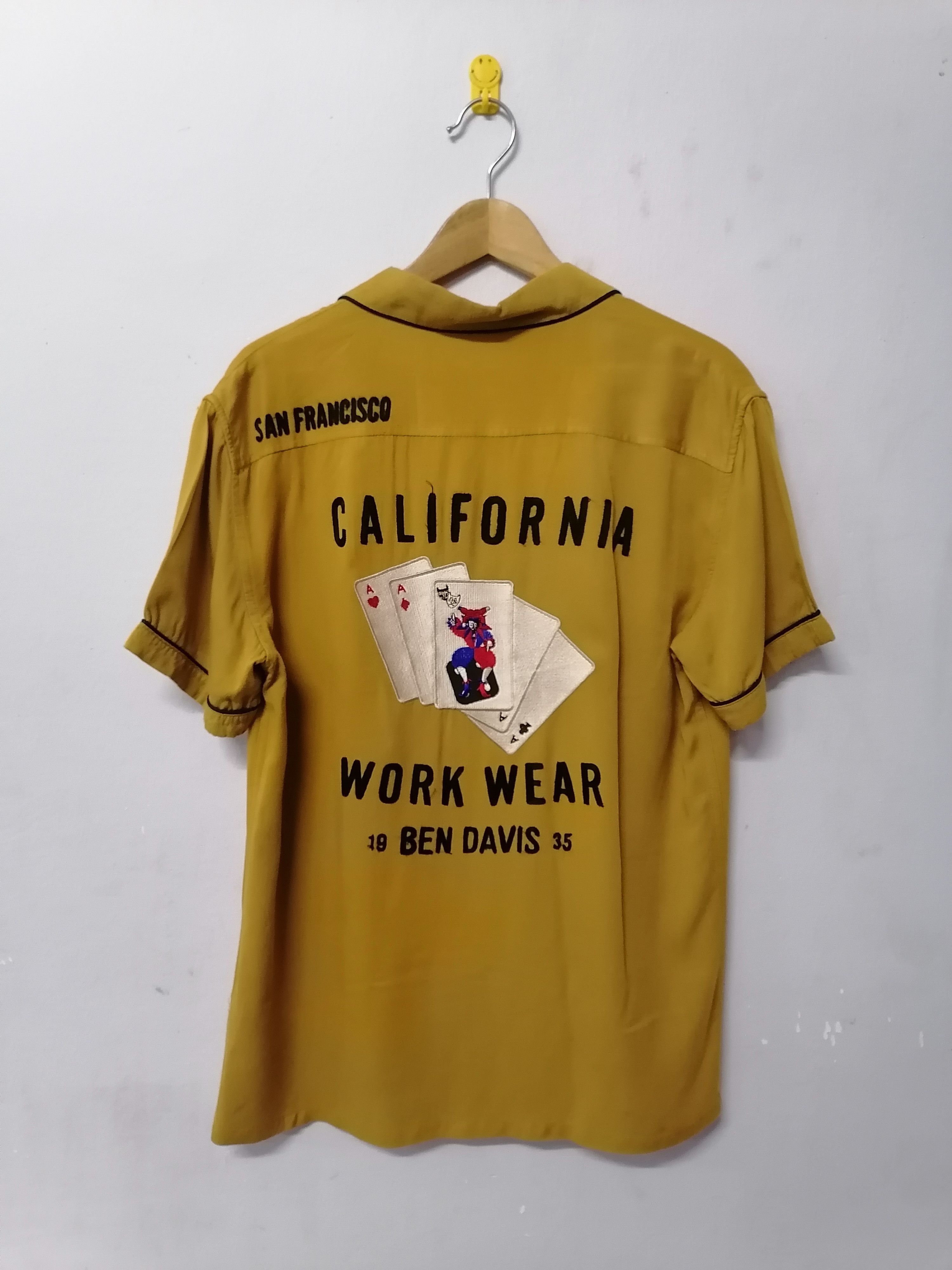 Ben Davis Ben Davis California Joker Open Colar Rayon Button Up Shirt Size US M / EU 48-50 / 2 - 1 Thumbnail