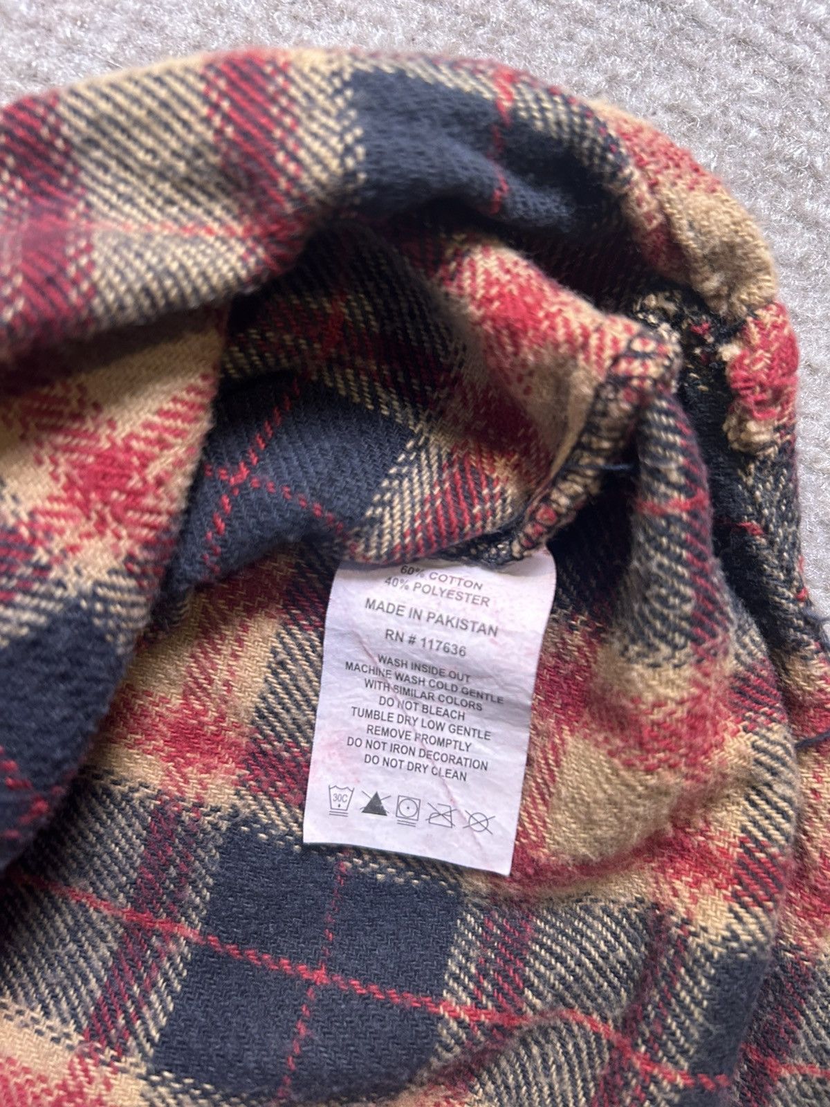 Other Canyon Creek Plaid Flannel 2X Long Sleeve Red Black Yellow Size US XXL / EU 58 / 5 - 4 Thumbnail