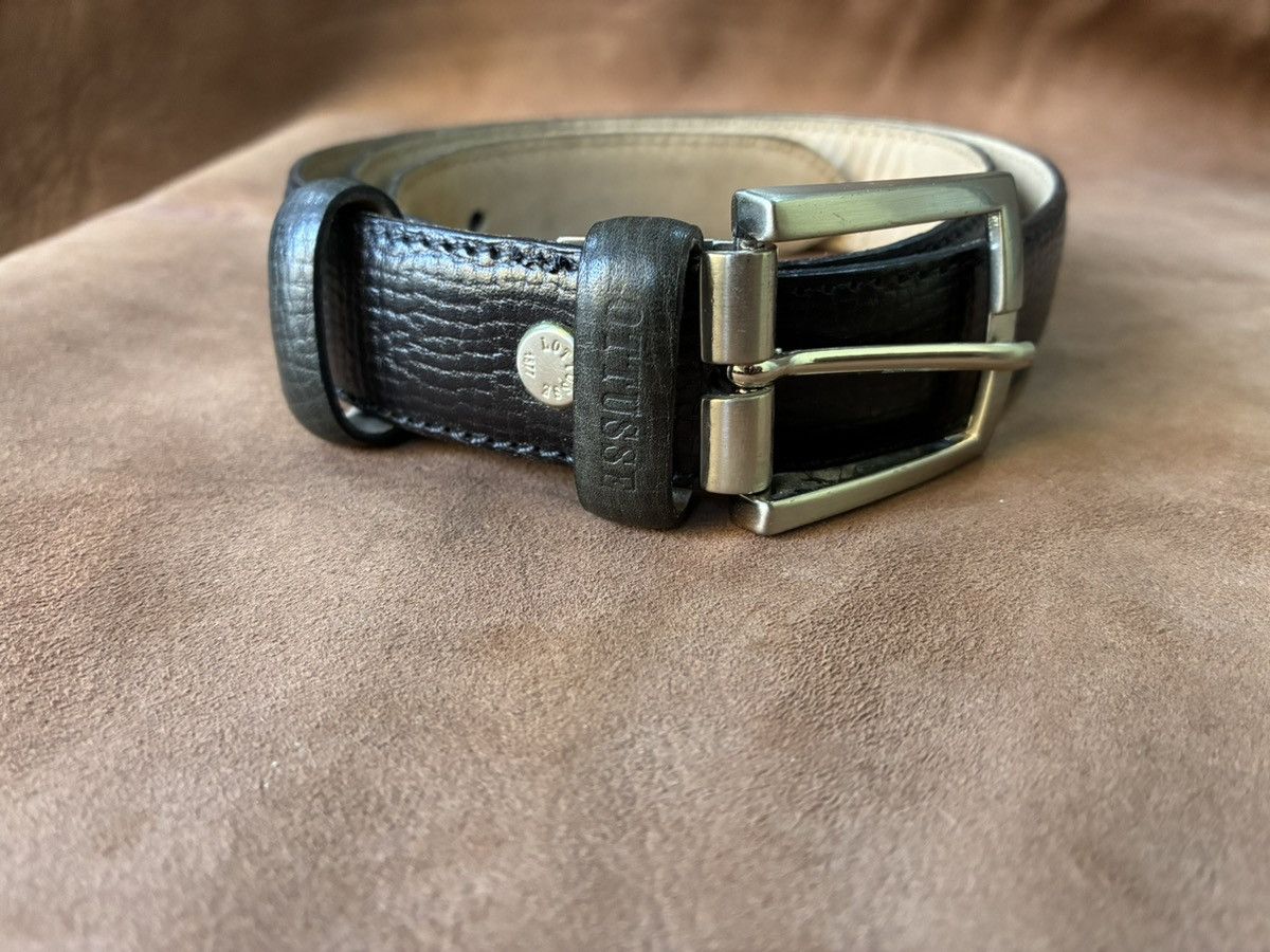 Other LOTTUSSE black grained leather made in spain dress belt Size 36 - 2 Thumbnail