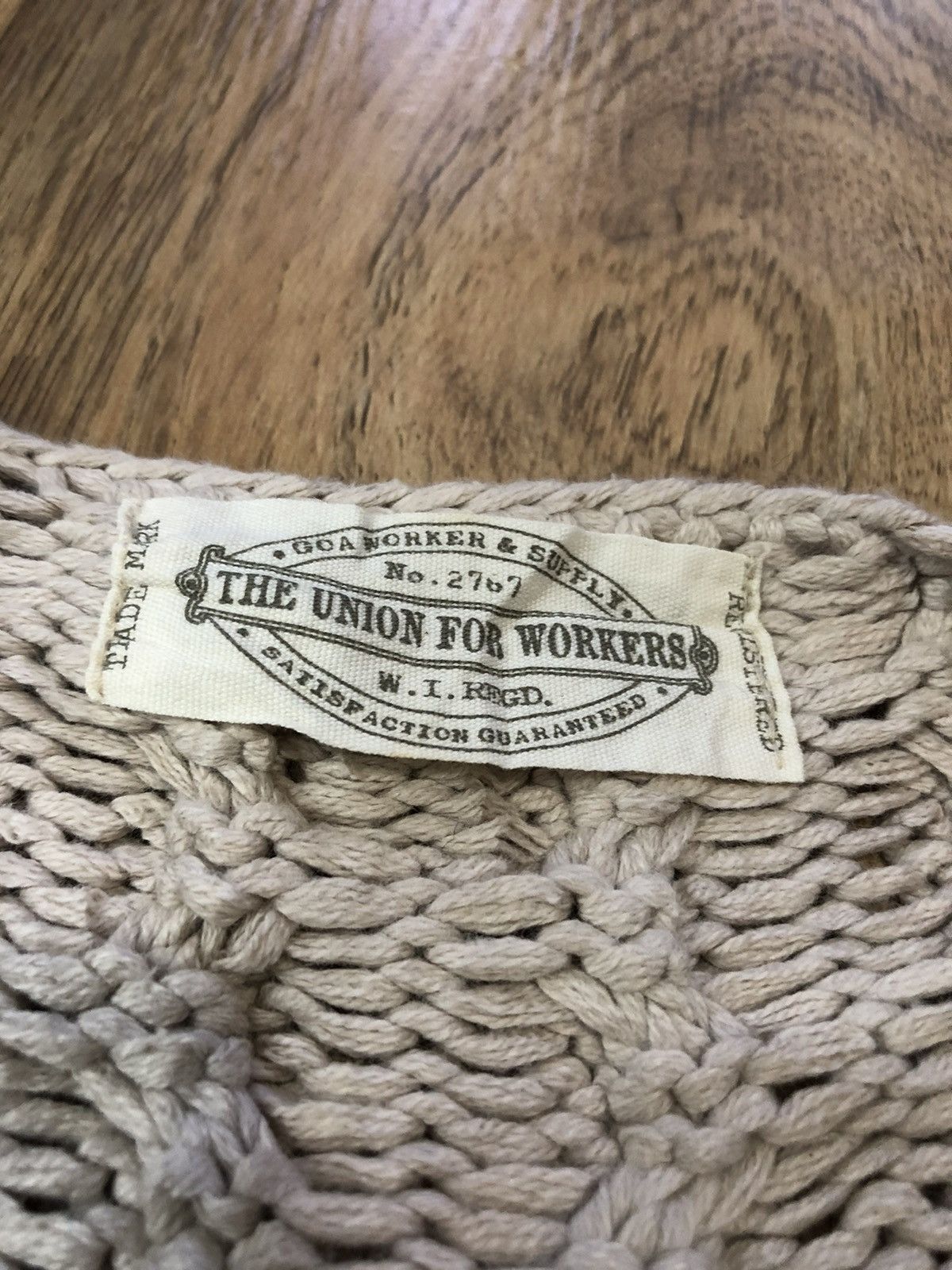 If Six Was Nine × Japanese Brand GOA Union for Worker cable knit sweater long cardigan Size US L / EU 52-54 / 3 - 11 Thumbnail