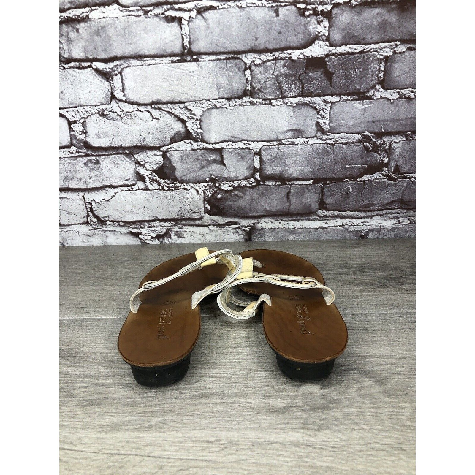 Other Paul Green Munchen Yellow Patent Leather Pump Wedge Sandals Size US 4.5 / IT 34.5 - 4 Thumbnail