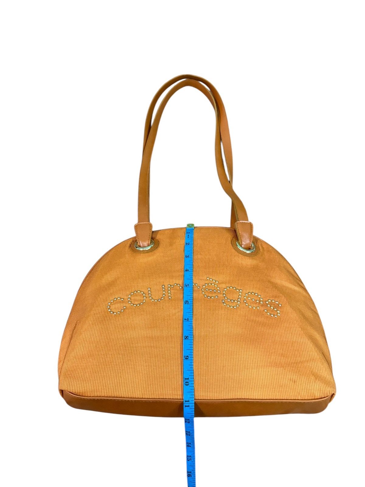 Courreges RARE VINTAGE COURREGES LOGO STUD SHOULDER BAG Size ONE SIZE - 18 Thumbnail