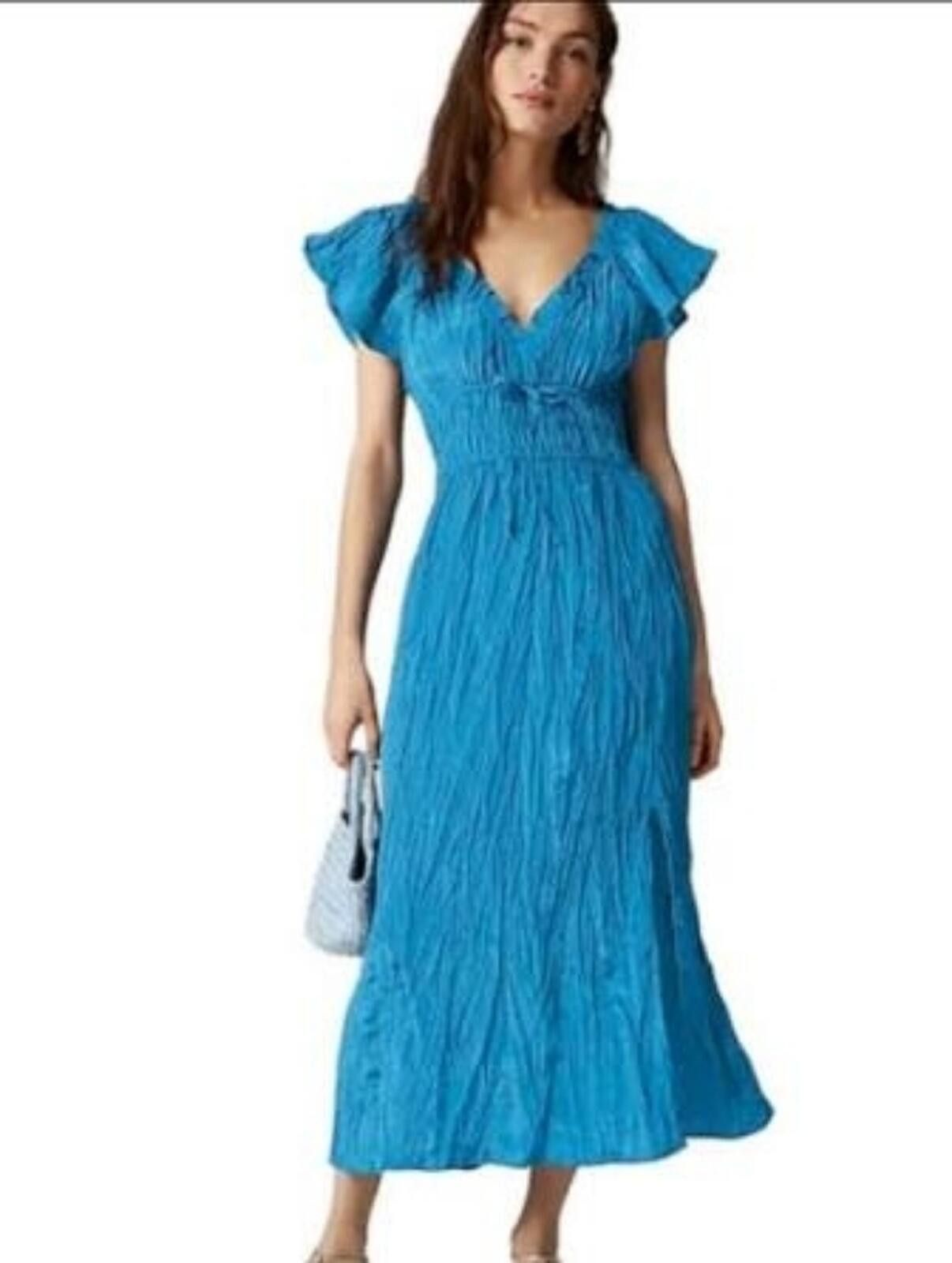 J.Crew J Crew Palermo dress in viscose-blend crinkle Size XL / US 12-14 / IT 48-50 - 6 Thumbnail
