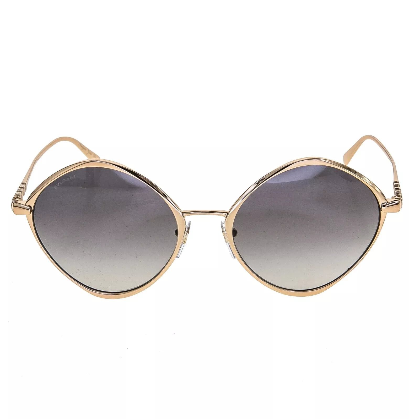 Bvlgari BVLGARI Le Gemme 6186 Rose Grau Round Sunglasses BV6186K Size ONE SIZE - 10 Thumbnail