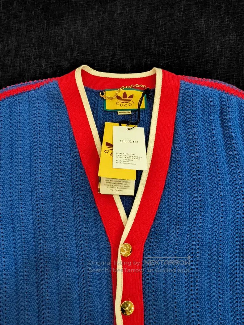 Gucci Gucci FW22 Logo inlaid V-neck single-breasted long-sleeved Size XS / US 0-2 / IT 36-38 - 3 Thumbnail