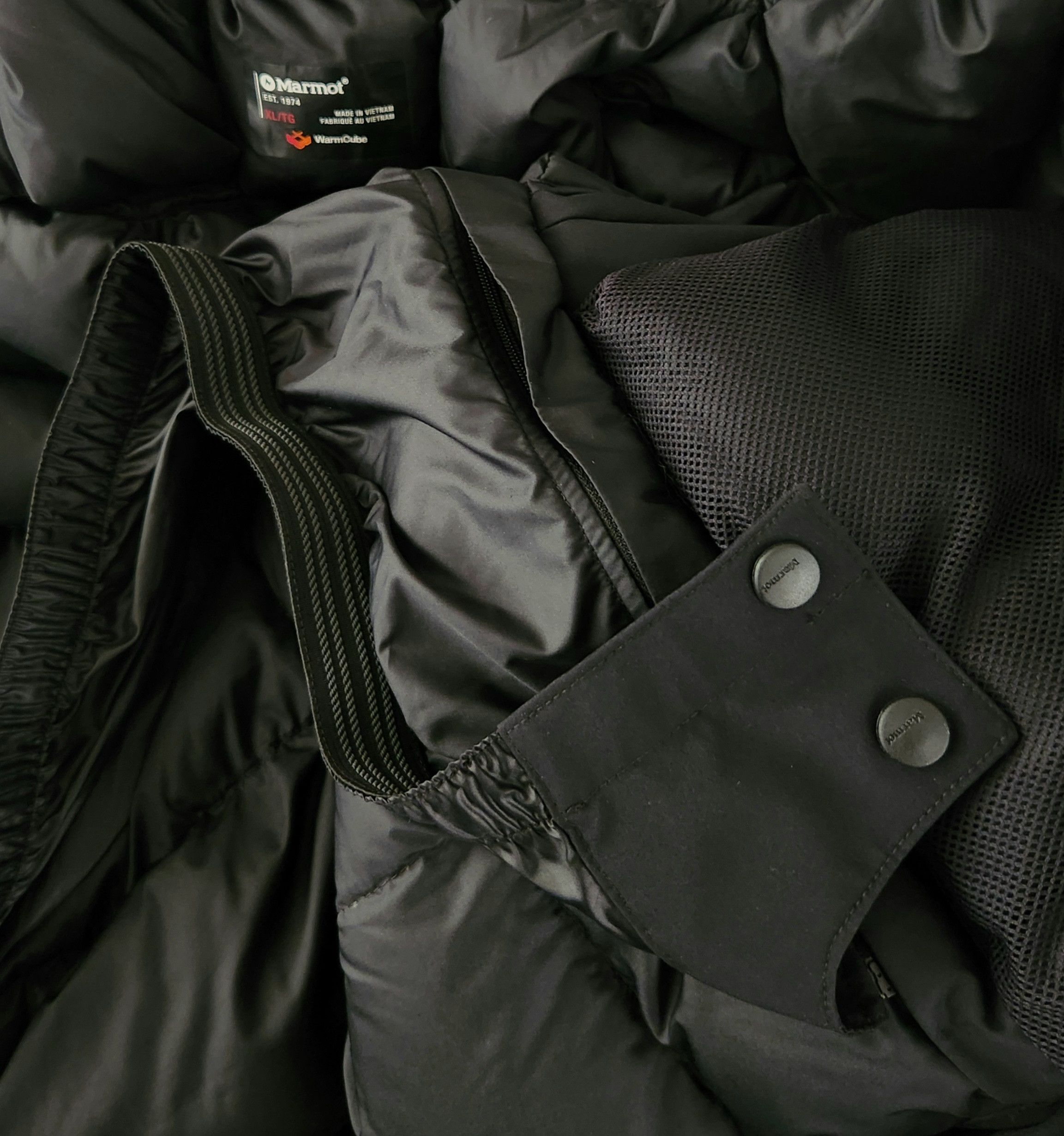Other Marmot Cortina Hooded Warmcube Black Jacket #12130 XL $600 Size XL / US 12-14 / IT 48-50 - 12 Thumbnail