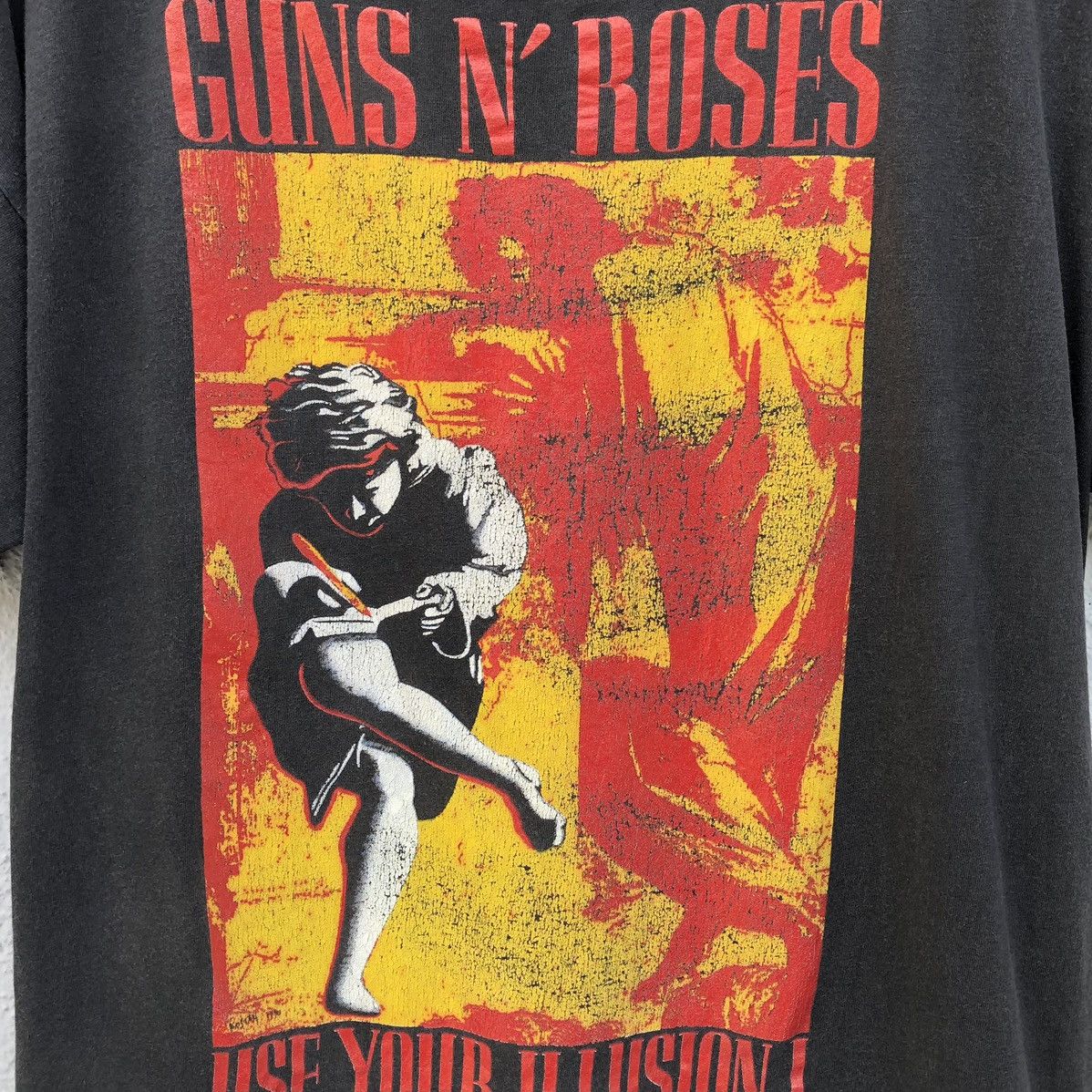 Guns N' Roses Vintage 1991 Guns N Roses Tour T Shirt Size US L / EU 52-54 / 3 - 4 Thumbnail
