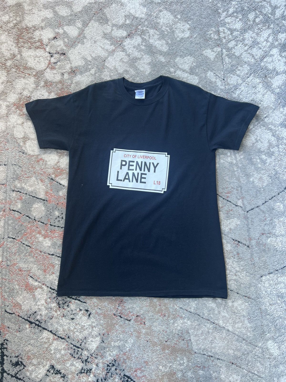 Gildan City Of Liverpool Penny Lane Vintage Tee Size US M / EU 48-50 / 2 - 1 Thumbnail