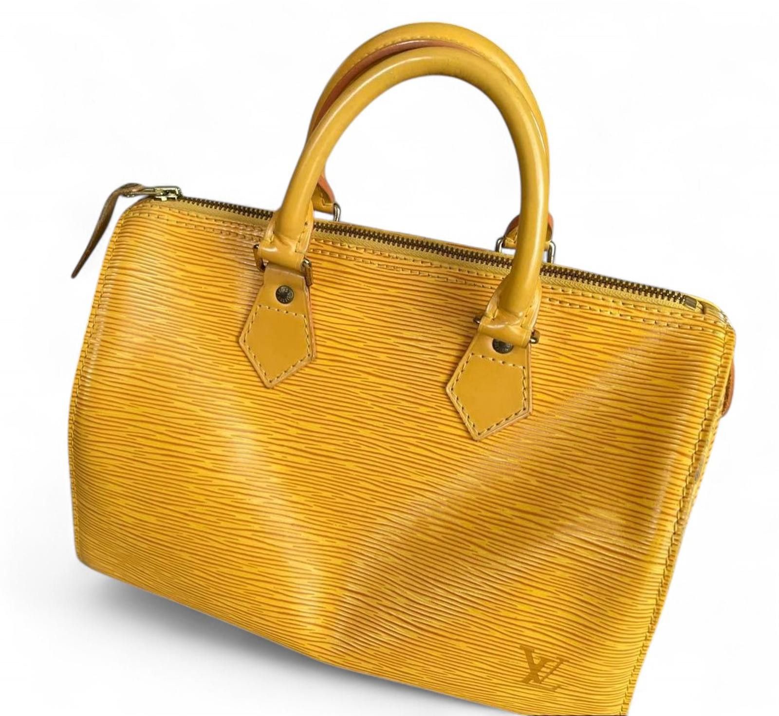 Louis Vuitton Louis Vuitton - Yellow Epi Leather Handbag Size ONE SIZE - 5 Thumbnail