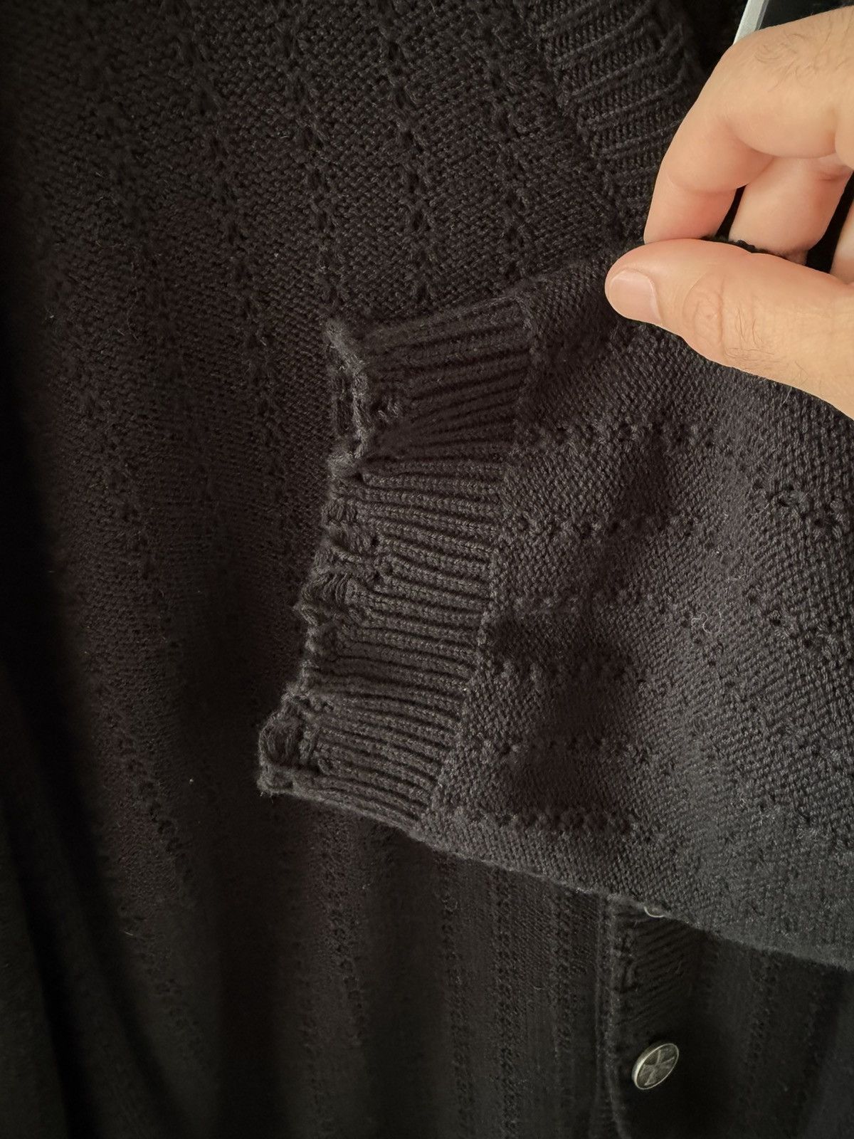 Enfants Riches Deprimes Enfants Riches Déprimés asymmetrical black cardigan Size US L / EU 52-54 / 3 - 6 Thumbnail