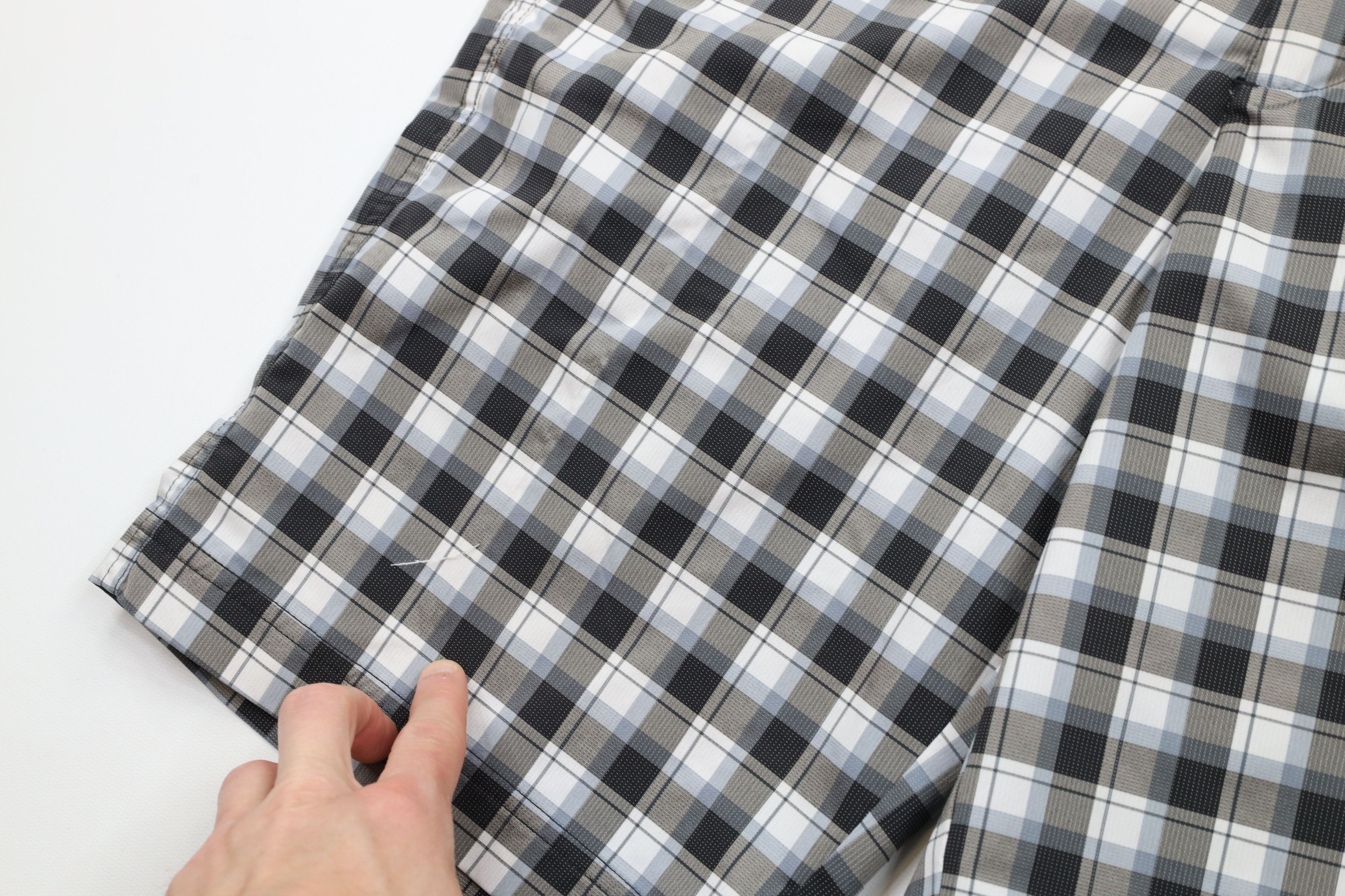 Puma × Vintage Puma Golf Cell Fowler Stretch Golfing Chino Shorts Plaid Size US 30 / EU 46 - 6 Thumbnail