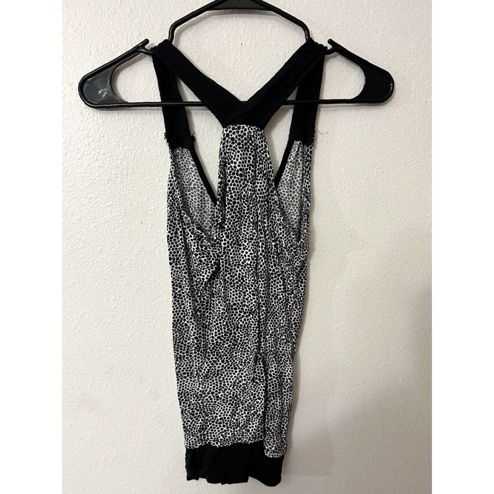 Anne Klein ANNE KLEIN Tank Top Women’s S Animal Print Sleeveless V-Neck Multicolor Knit Polyester Blend Shirt Casual Business Travel Size S / US 4 / IT 40 - 2 Thumbnail