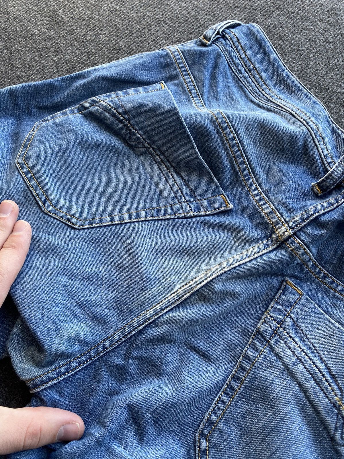 Diesel 🔥Diesel Opium Punk Iakop Regular Slim Tapered Jeans gothic Size US 34 / EU 50 - 25 Thumbnail